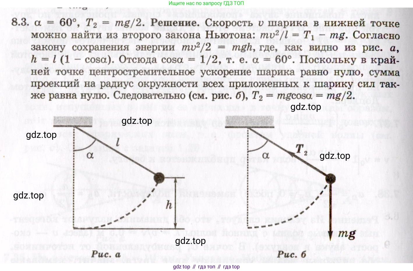 ГДЗ Физика, 8-11 класс Учебник, задачник, авторы: Гельфгат Илья Маркович, Генденштейн Лев Элевич, Кирик Леонид Анатольевич, издательство Илекса, Москва, 2005, страница 43, номер 8.3, Решение