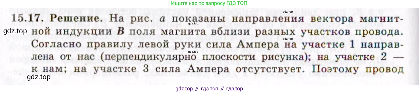 ГДЗ Физика, 8-11 класс Учебник, задачник, авторы: Гельфгат Илья Маркович, Генденштейн Лев Элевич, Кирик Леонид Анатольевич, издательство Илекса, Москва, 2005, страница 97, номер 15.17, Решение