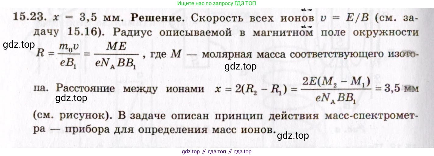 ГДЗ Физика, 8-11 класс Учебник, задачник, авторы: Гельфгат Илья Маркович, Генденштейн Лев Элевич, Кирик Леонид Анатольевич, издательство Илекса, Москва, 2005, страница 98, номер 15.23, Решение