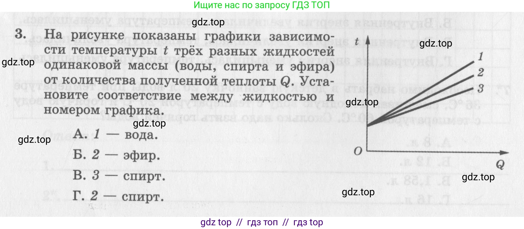 Физика, 8 класс Самостоятельные работы, авторы: Генденштейн Лев Элевич, Орлов Владимир Алексеевич, Никифоров Геннадий Григорьевич, издательство Мнемозина, Москва, 2011, бирюзового цвета, страница 5, номер 3, Условие