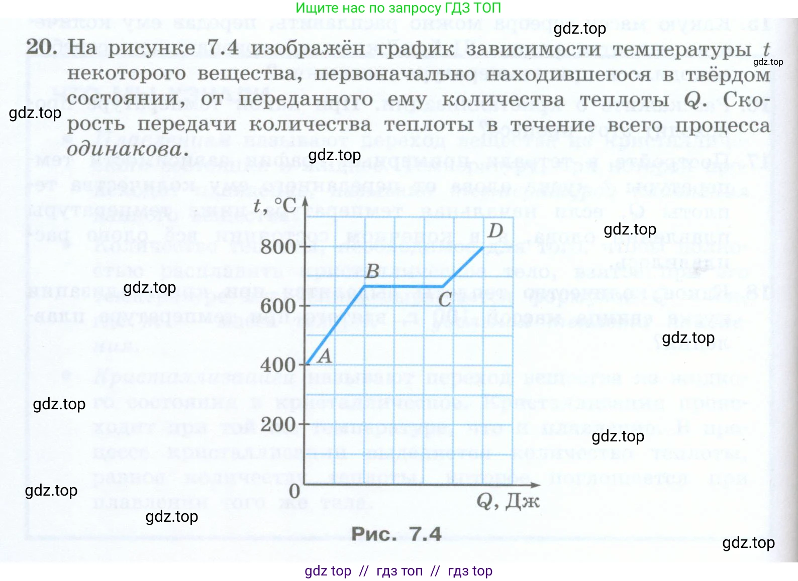 Физика, 8 класс Учебник, авторы: Генденштейн Лев Элевич, Булатова Альбина Александрова, Корнильев Игорь Николаевич, Кошкина Анжелика Васильевна, издательство Просвещение, Москва, 2019, бирюзового цвета, Часть 1, страница 66, номер 20, Условие