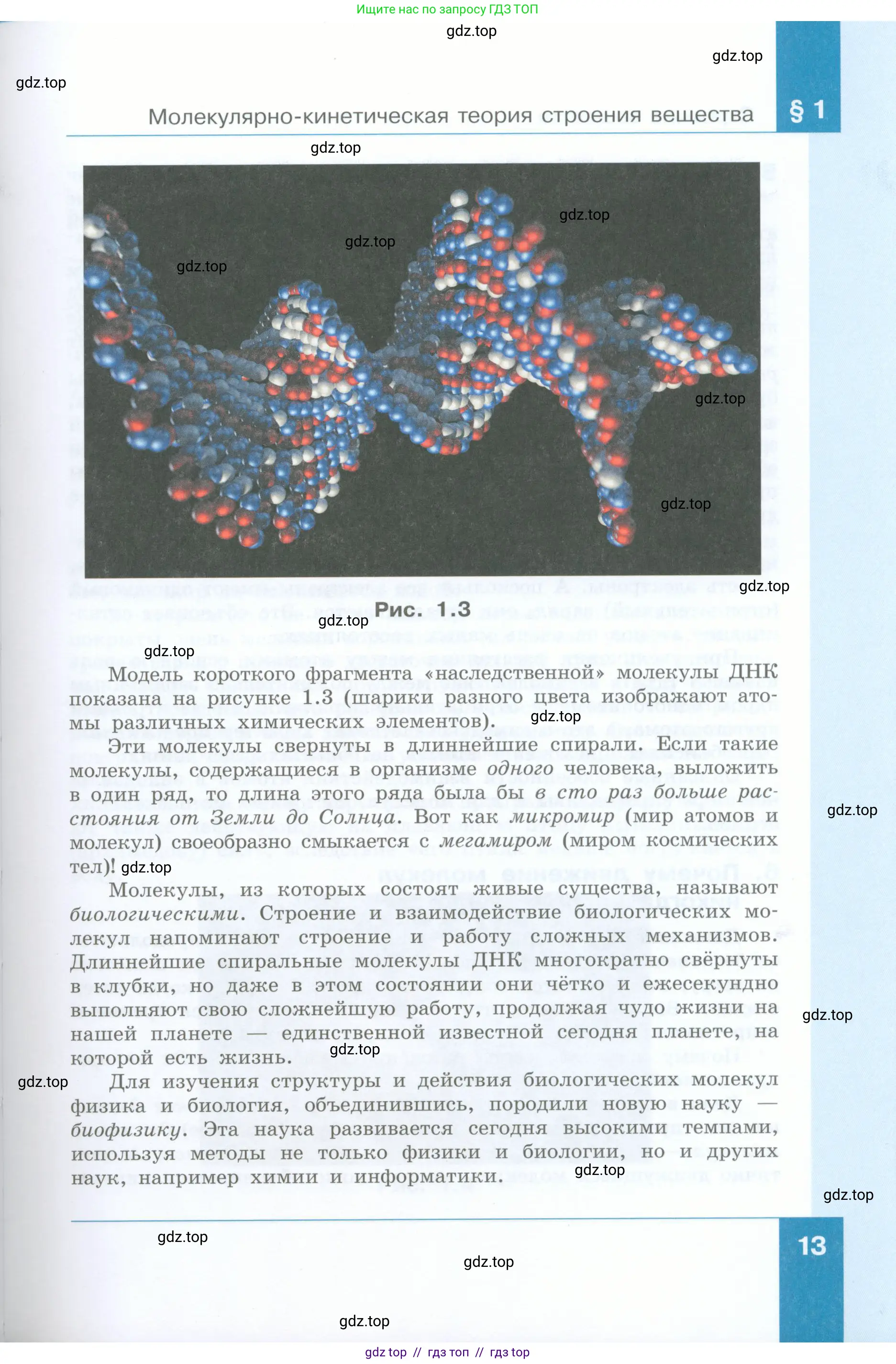 Физика, 8 класс Учебник, авторы: Генденштейн Лев Элевич, Булатова Альбина Александрова, Корнильев Игорь Николаевич, Кошкина Анжелика Васильевна, издательство Просвещение, Москва, 2019, бирюзового цвета, страница 13