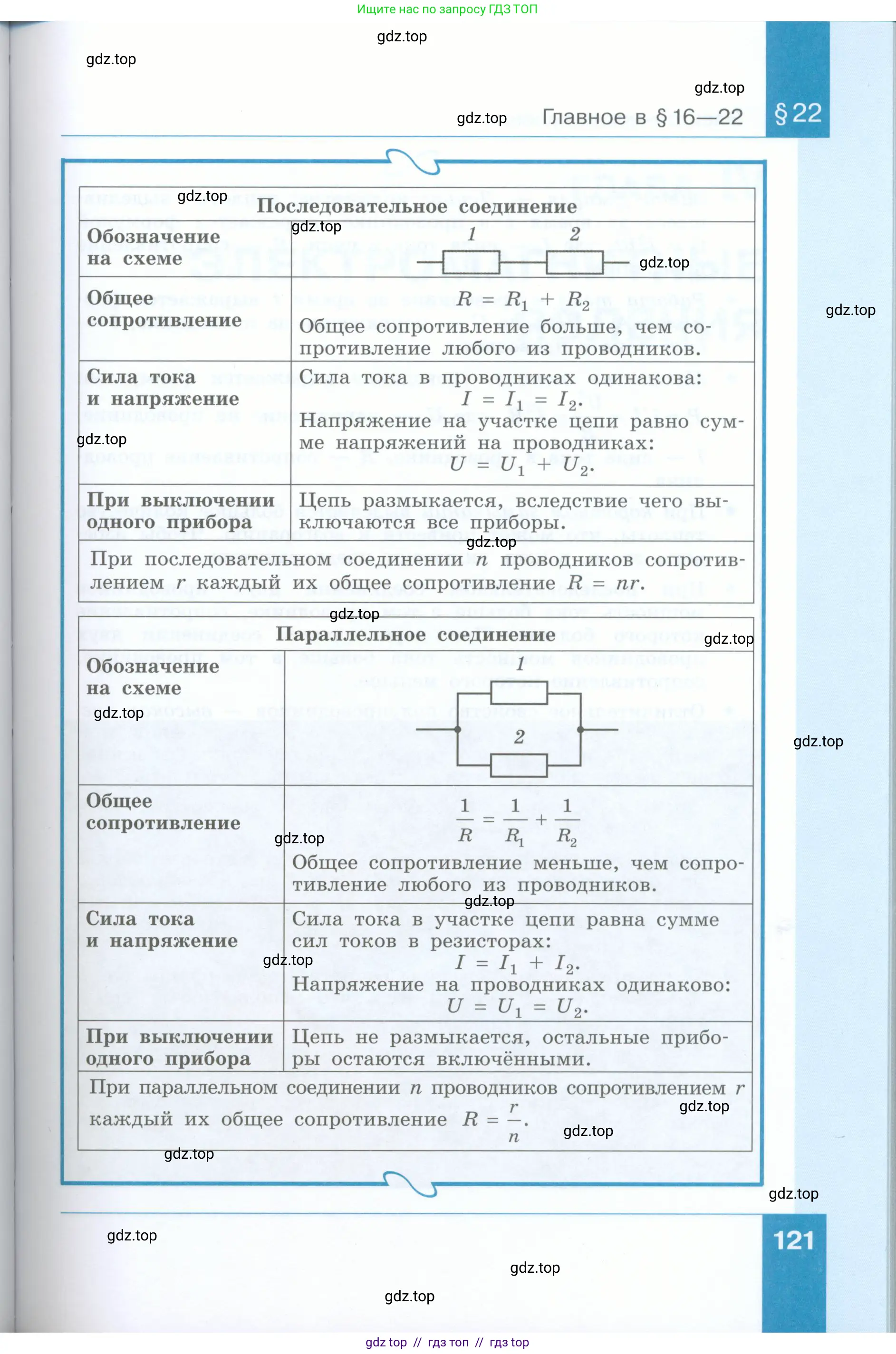 Физика, 8 класс Учебник, авторы: Генденштейн Лев Элевич, Булатова Альбина Александрова, Корнильев Игорь Николаевич, Кошкина Анжелика Васильевна, издательство Просвещение, Москва, 2019, бирюзового цвета, Часть 1, страница 121