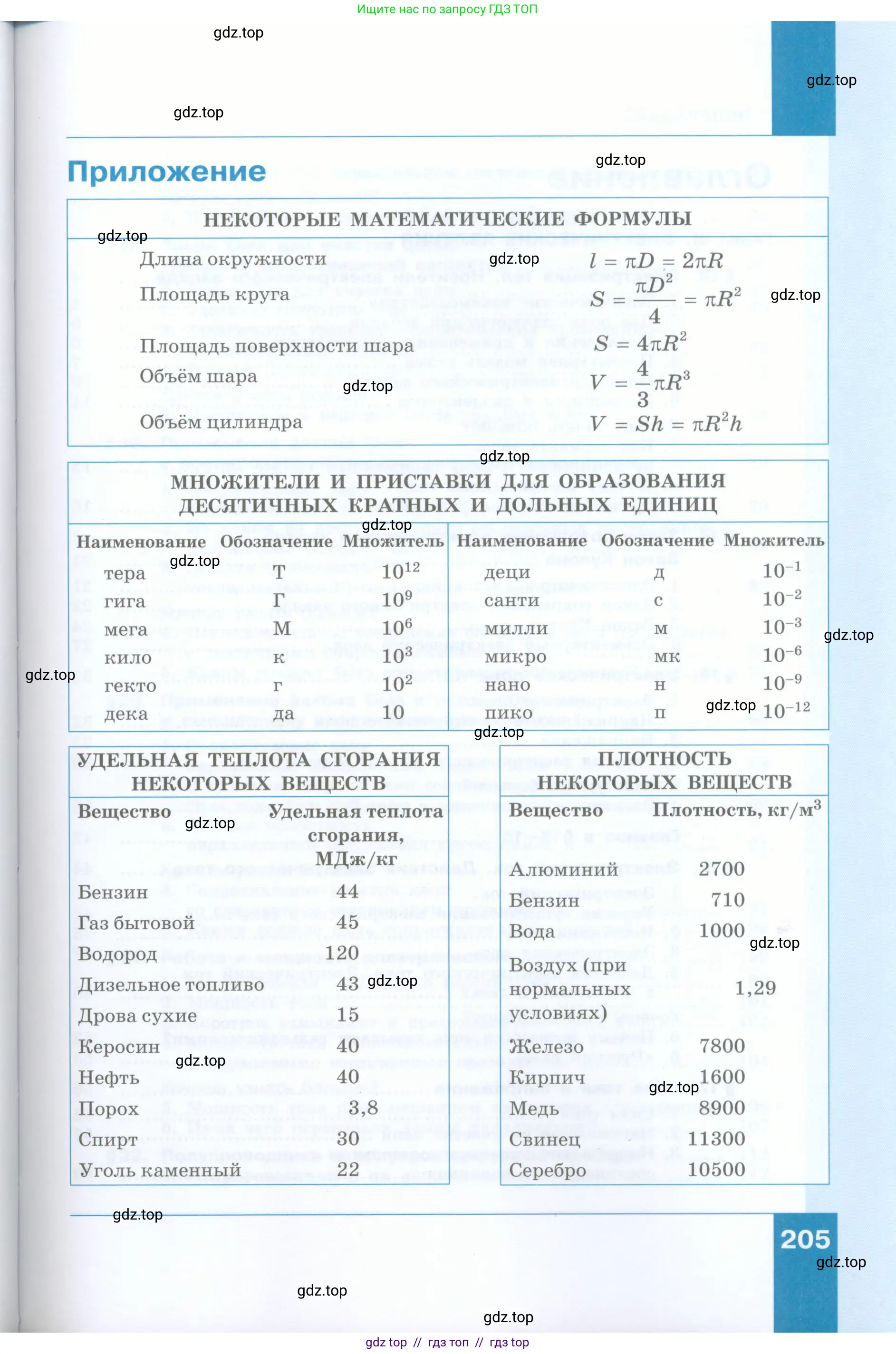 Физика, 8 класс Учебник, авторы: Генденштейн Лев Элевич, Булатова Альбина Александрова, Корнильев Игорь Николаевич, Кошкина Анжелика Васильевна, издательство Просвещение, Москва, 2019, бирюзового цвета, страница 205