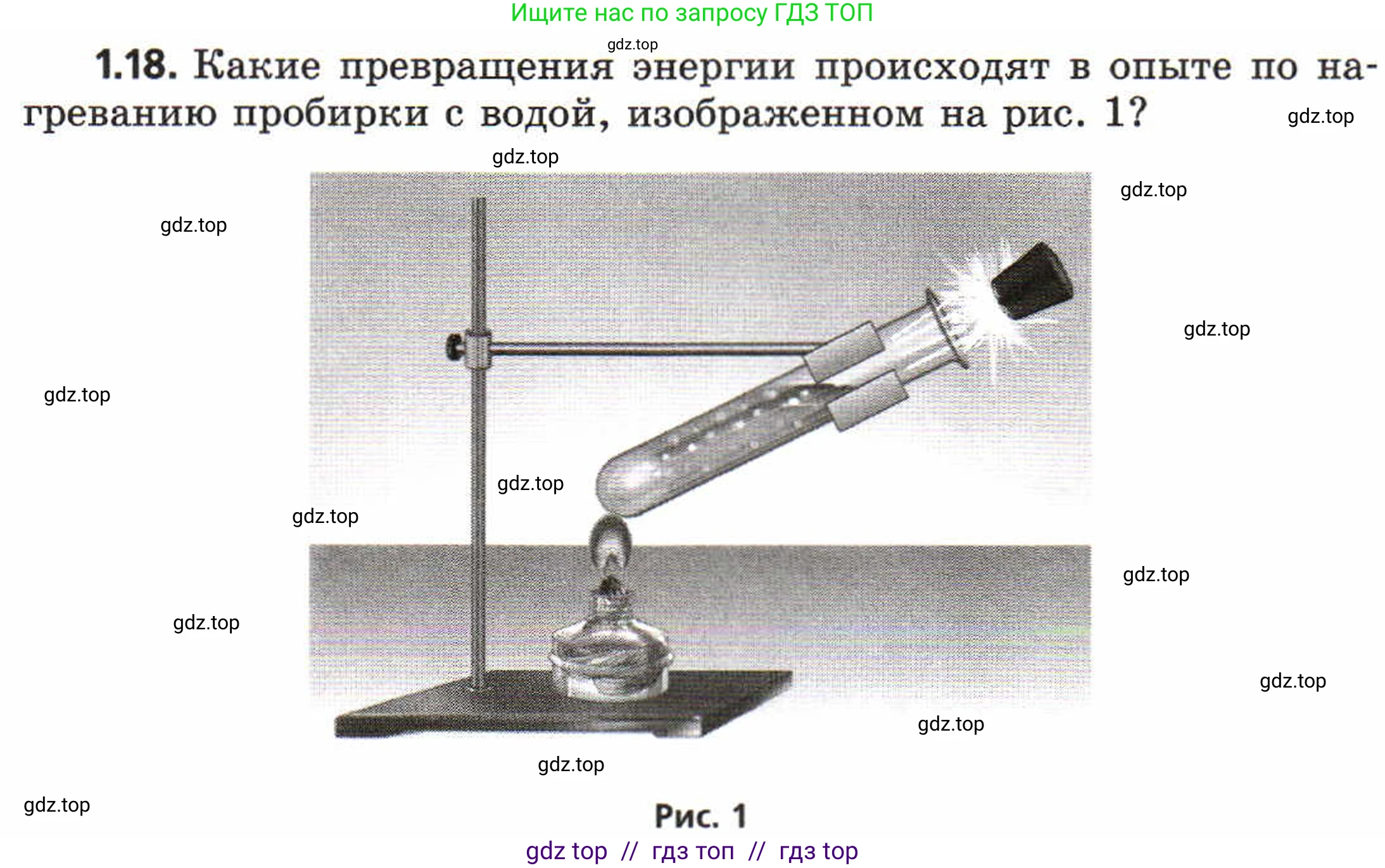 Физика, 8 класс Задачник, авторы: Генденштейн Лев Элевич, Кирик Леонид Анатольевич, Гельфгат Илья Маркович, издательство Мнемозина, Москва, 2009, салатового цвета, страница 5, номер 1.18, Условие