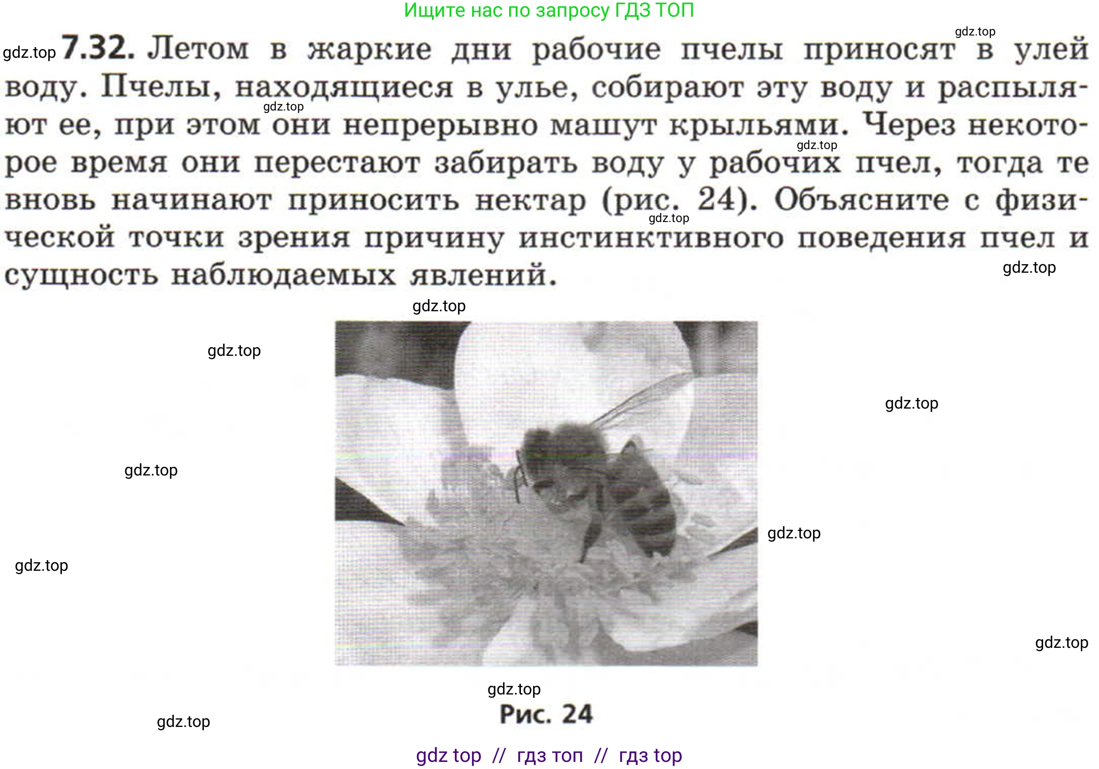 Физика, 8 класс Задачник, авторы: Генденштейн Лев Элевич, Кирик Леонид Анатольевич, Гельфгат Илья Маркович, издательство Мнемозина, Москва, 2009, салатового цвета, страница 39, номер 7.32, Условие