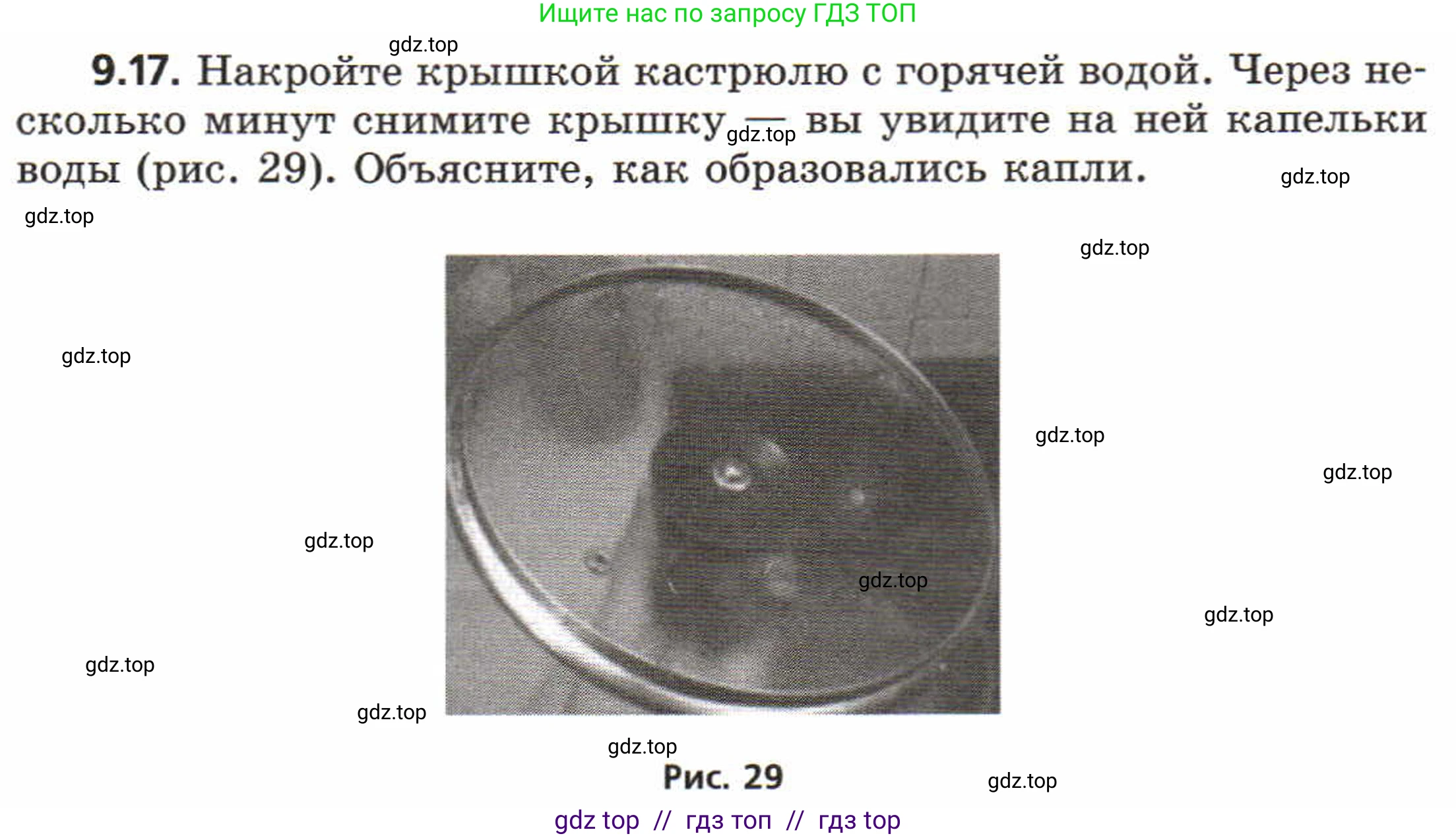 Физика, 8 класс Задачник, авторы: Генденштейн Лев Элевич, Кирик Леонид Анатольевич, Гельфгат Илья Маркович, издательство Мнемозина, Москва, 2009, салатового цвета, страница 50, номер 9.17, Условие