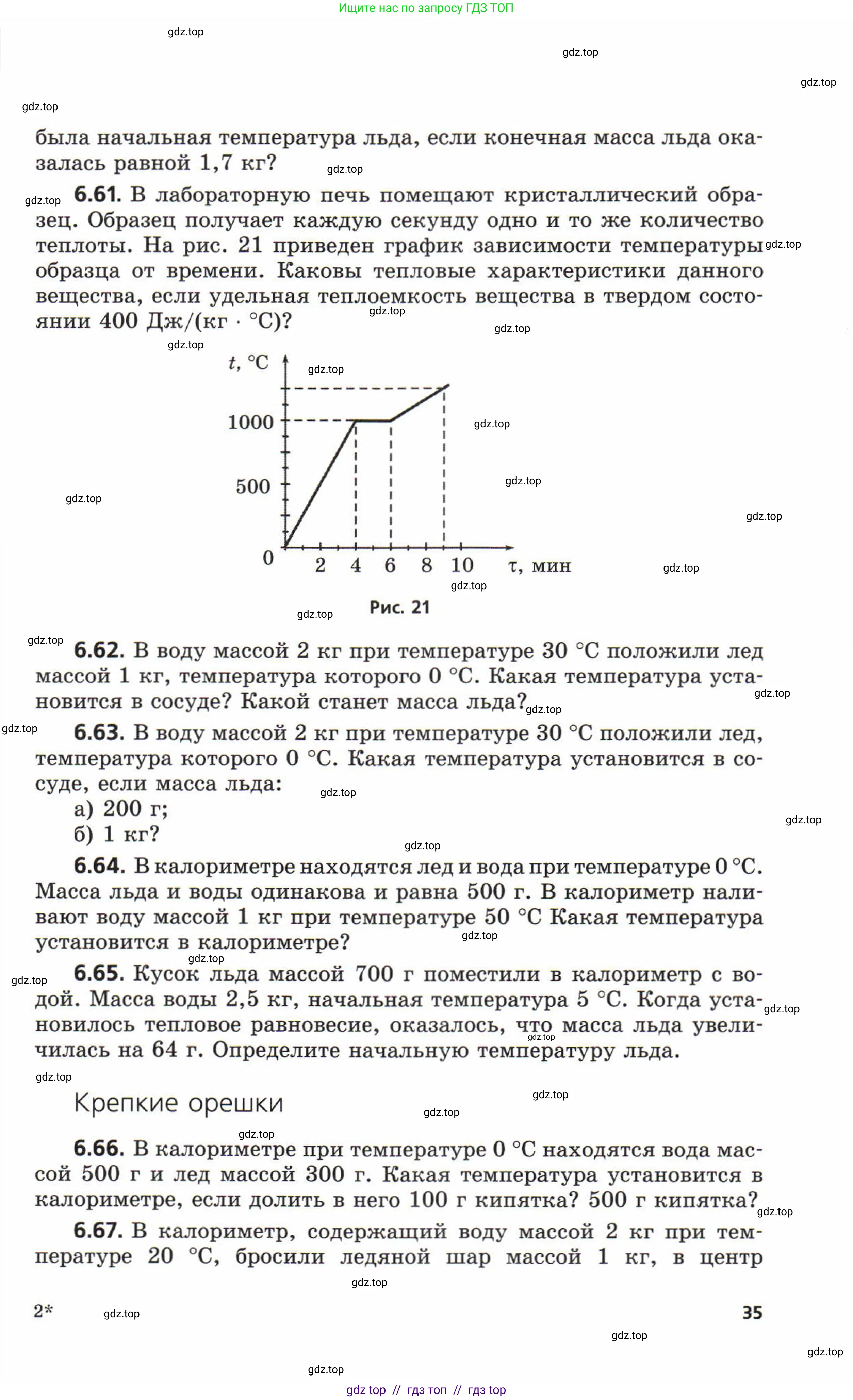 Физика, 8 класс Задачник, авторы: Генденштейн Лев Элевич, Кирик Леонид Анатольевич, Гельфгат Илья Маркович, издательство Мнемозина, Москва, 2009, салатового цвета, страница 35