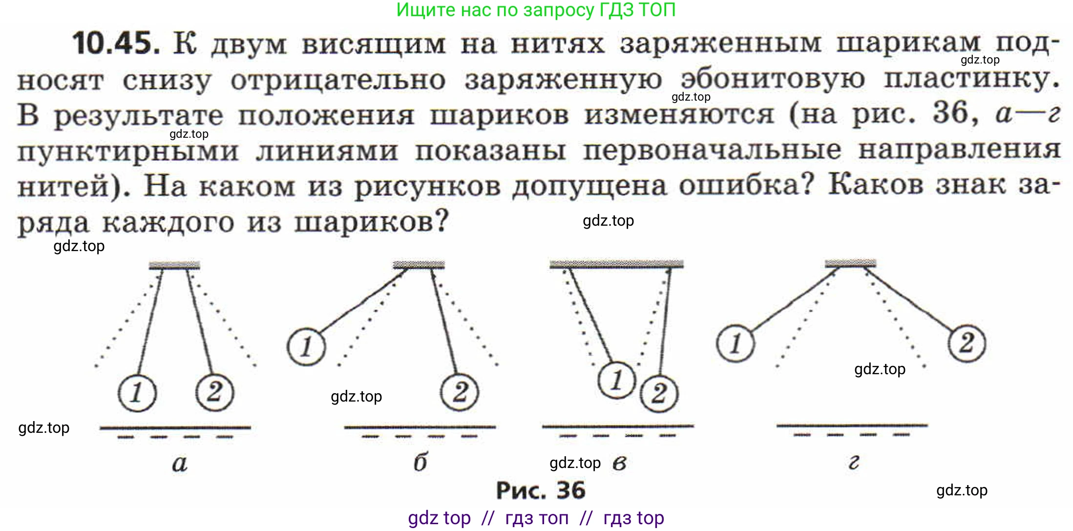 Физика, 8 класс Задачник, авторы: Генденштейн Лев Элевич, Кирик Леонид Анатольевич, Гельфгат Илья Маркович, издательство Мнемозина, Москва, 2009, салатового цвета, страница 56, номер 10.45, Условие