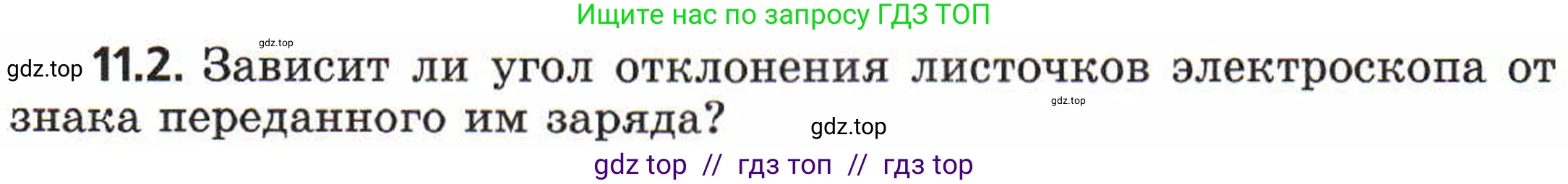 Физика, 8 класс Задачник, авторы: Генденштейн Лев Элевич, Кирик Леонид Анатольевич, Гельфгат Илья Маркович, издательство Мнемозина, Москва, 2009, салатового цвета, страница 57, номер 11.2, Условие