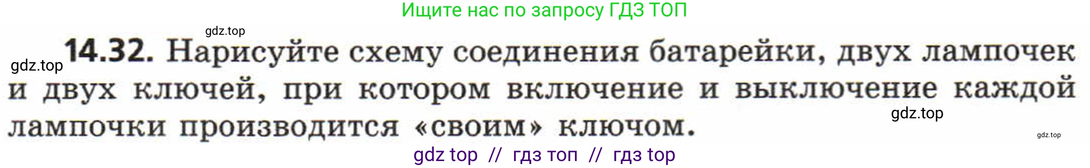 Физика, 8 класс Задачник, авторы: Генденштейн Лев Элевич, Кирик Леонид Анатольевич, Гельфгат Илья Маркович, издательство Мнемозина, Москва, 2009, салатового цвета, страница 68, номер 14.32, Условие