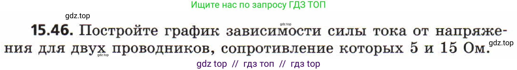 Физика, 8 класс Задачник, авторы: Генденштейн Лев Элевич, Кирик Леонид Анатольевич, Гельфгат Илья Маркович, издательство Мнемозина, Москва, 2009, салатового цвета, страница 75, номер 15.46, Условие