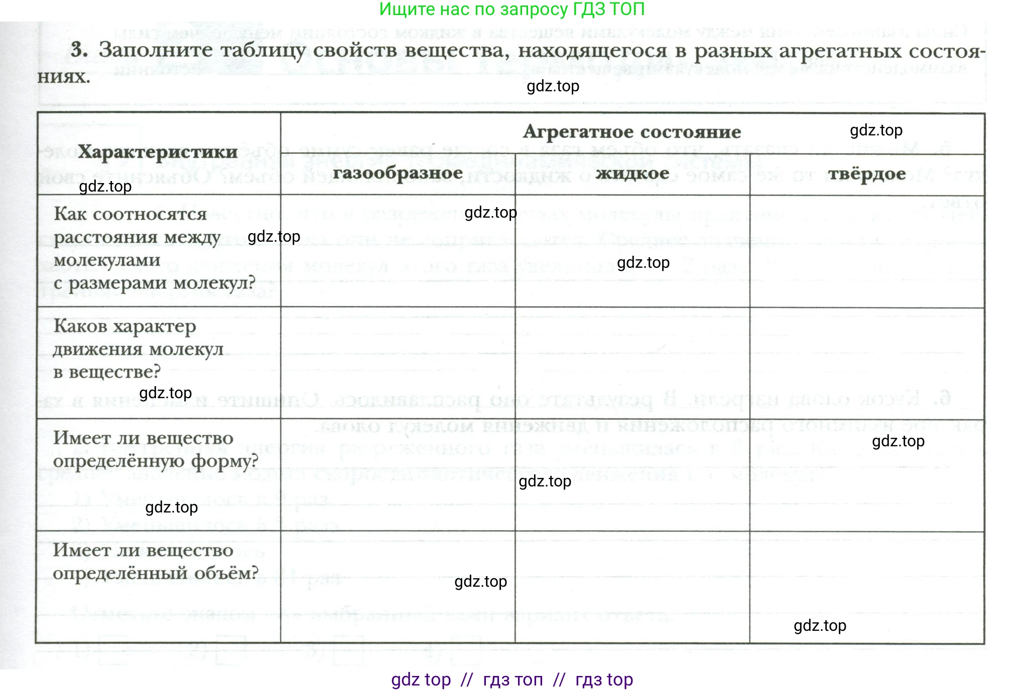 Физика, 8 класс рабочая тетрадь, авторы: Грачев Александр Васильевич, Погожев Владимир Александрович, Боков Павел Юрьевич, Вишнякова Екатерина Анатольевна, издательство Просвещение, Москва, 2008, Часть 1, страница 15, номер 3, Условие