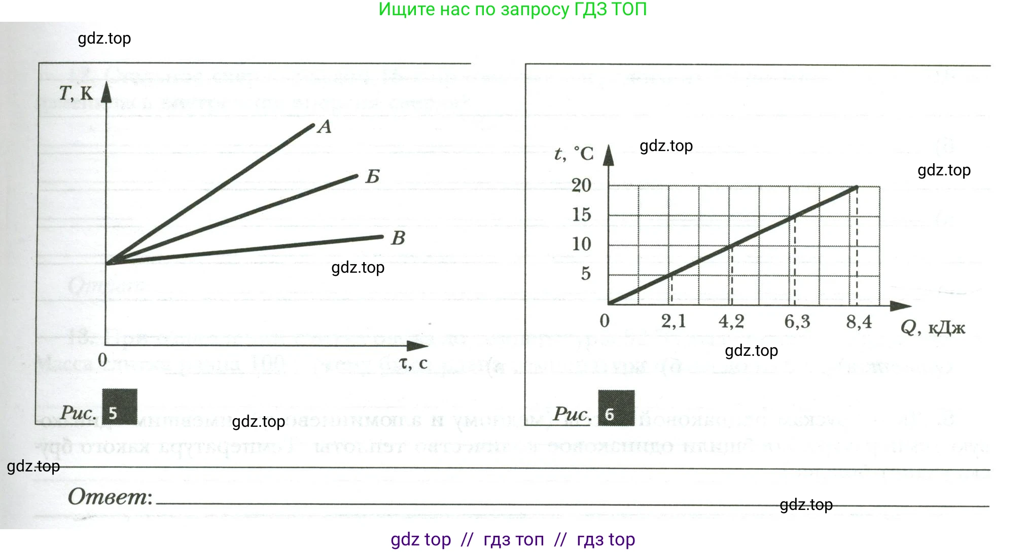 Физика, 8 класс рабочая тетрадь, авторы: Грачев Александр Васильевич, Погожев Владимир Александрович, Боков Павел Юрьевич, Вишнякова Екатерина Анатольевна, издательство Просвещение, Москва, 2008, Часть 1, страница 32, номер 5, Условие (продолжение 2)