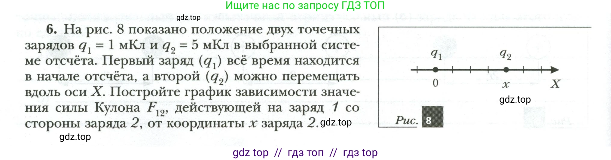 Физика, 8 класс рабочая тетрадь, авторы: Грачев Александр Васильевич, Погожев Владимир Александрович, Боков Павел Юрьевич, Вишнякова Екатерина Анатольевна, издательство Просвещение, Москва, 2008, Часть 2, страница 18, номер 6, Условие