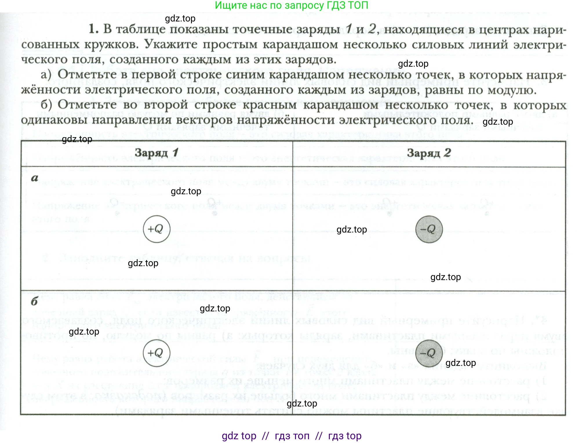 Физика, 8 класс рабочая тетрадь, авторы: Грачев Александр Васильевич, Погожев Владимир Александрович, Боков Павел Юрьевич, Вишнякова Екатерина Анатольевна, издательство Просвещение, Москва, 2008, Часть 2, страница 25, номер 1, Условие
