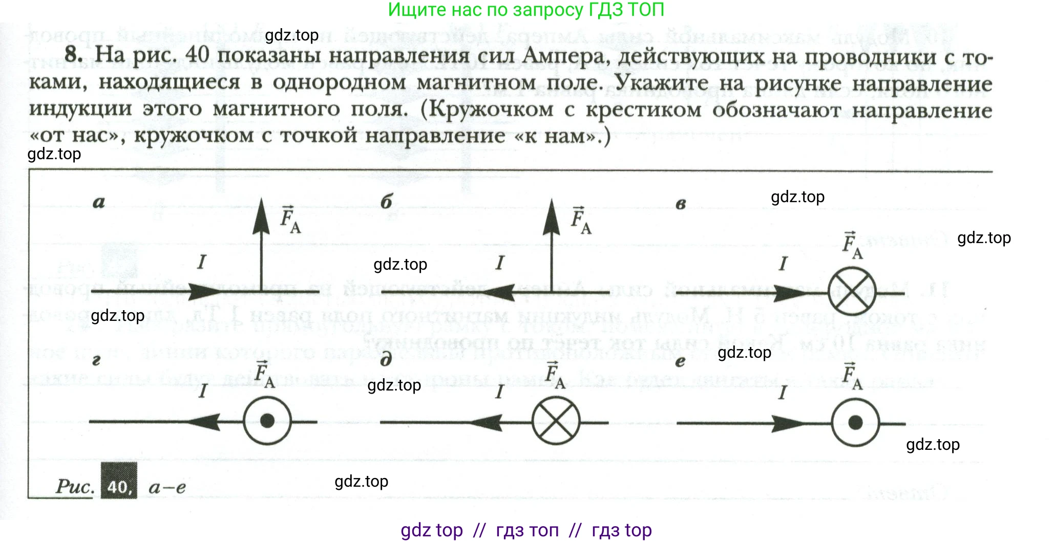 Физика, 8 класс рабочая тетрадь, авторы: Грачев Александр Васильевич, Погожев Владимир Александрович, Боков Павел Юрьевич, Вишнякова Екатерина Анатольевна, издательство Просвещение, Москва, 2008, Часть 2, страница 77, номер 8, Условие