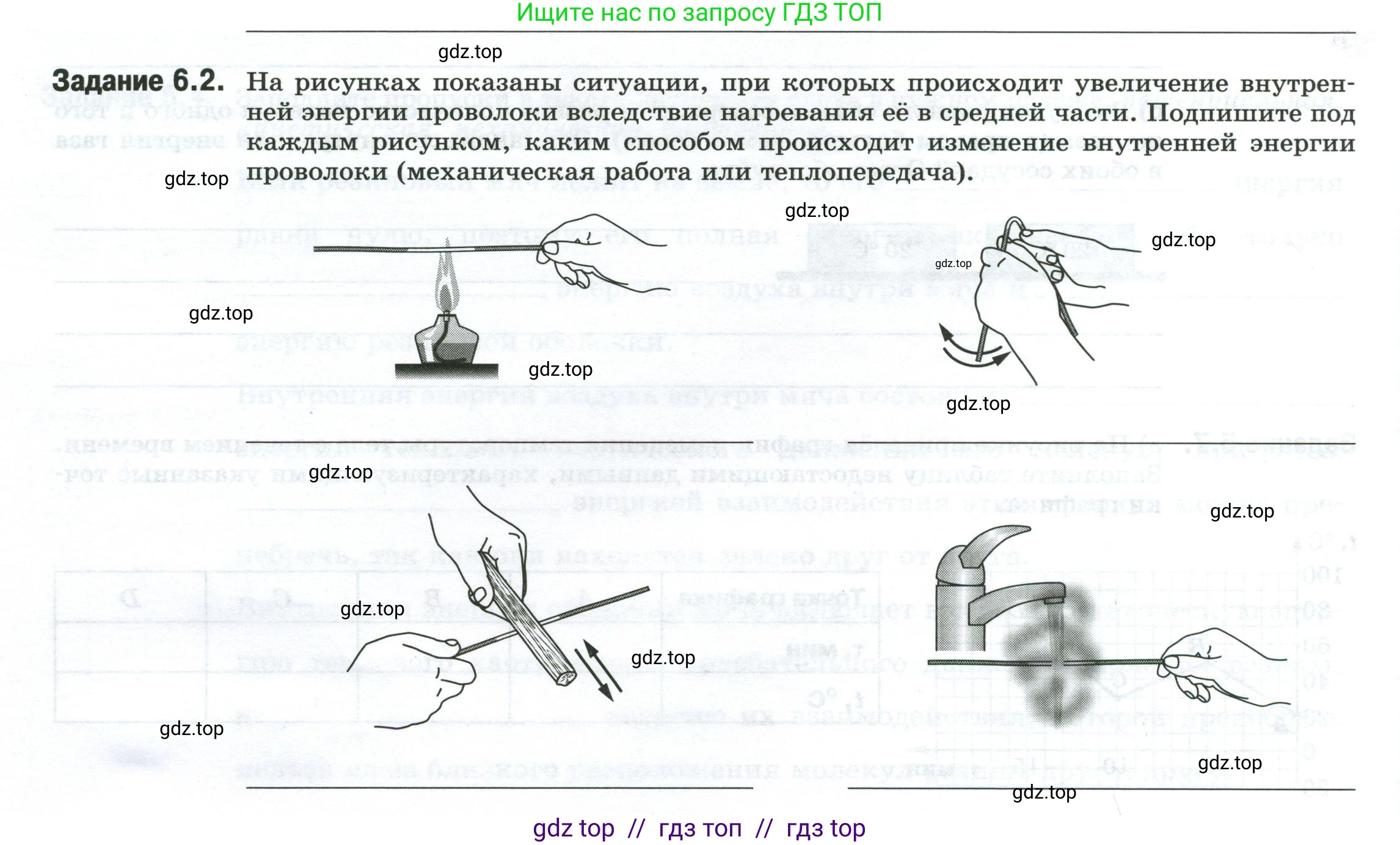 Физика, 8 класс рабочая тетрадь, автор: Ханнанова Татьяна Андреевна, издательство Просвещение, Москва, 2022, белого цвета, страница 16, номер 6.2, Условие