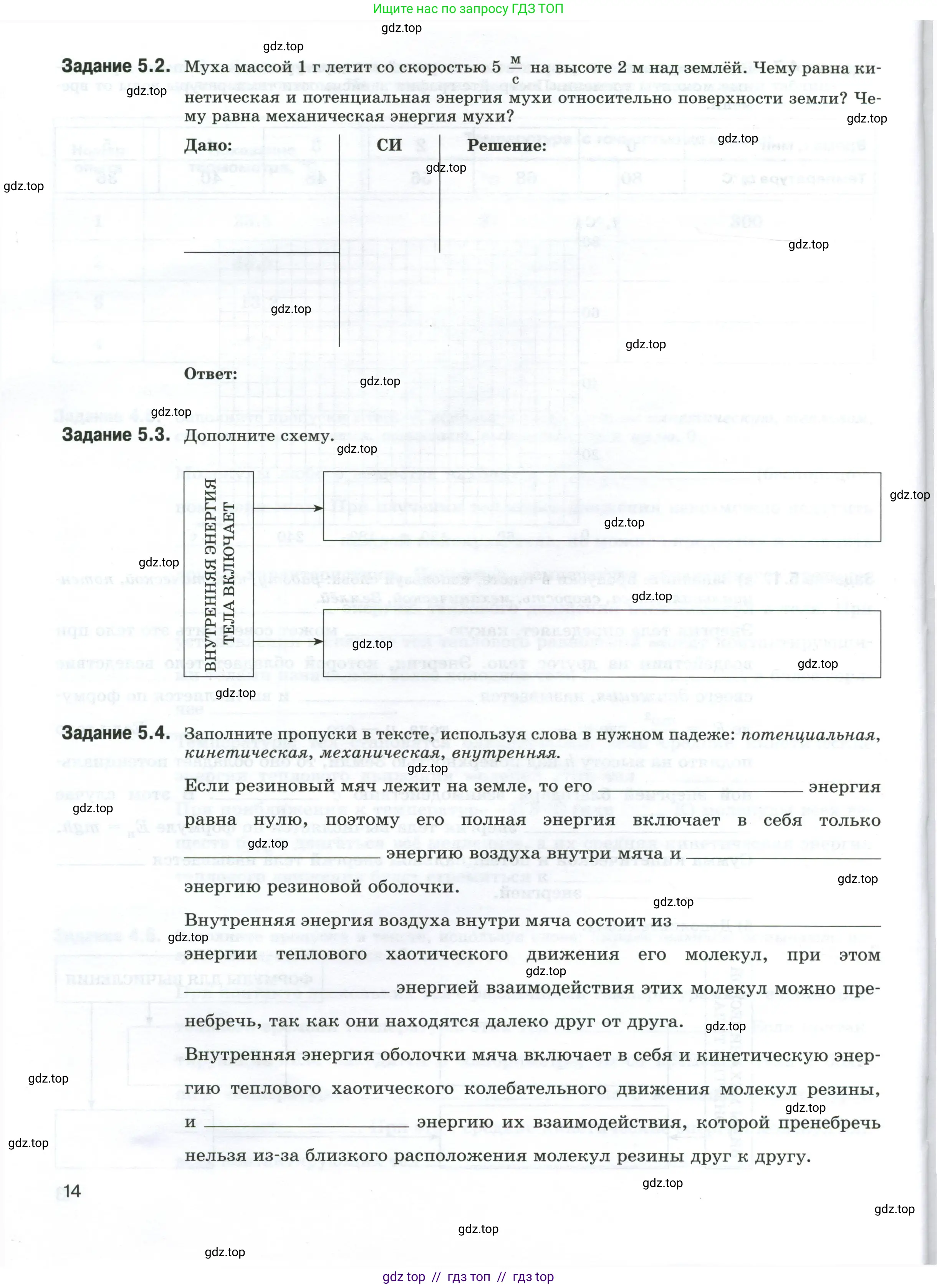 Физика, 8 класс рабочая тетрадь, автор: Ханнанова Татьяна Андреевна, издательство Просвещение, Москва, 2022, белого цвета, страница 14