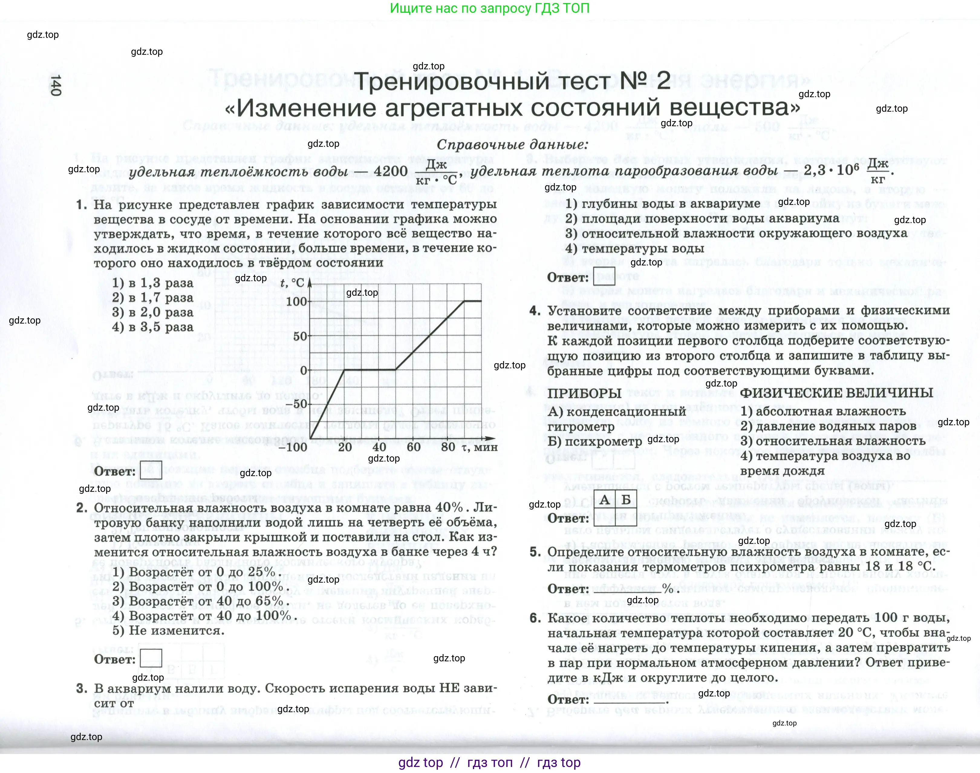 Физика, 8 класс рабочая тетрадь, автор: Ханнанова Татьяна Андреевна, издательство Просвещение, Москва, 2022, белого цвета, страница 140