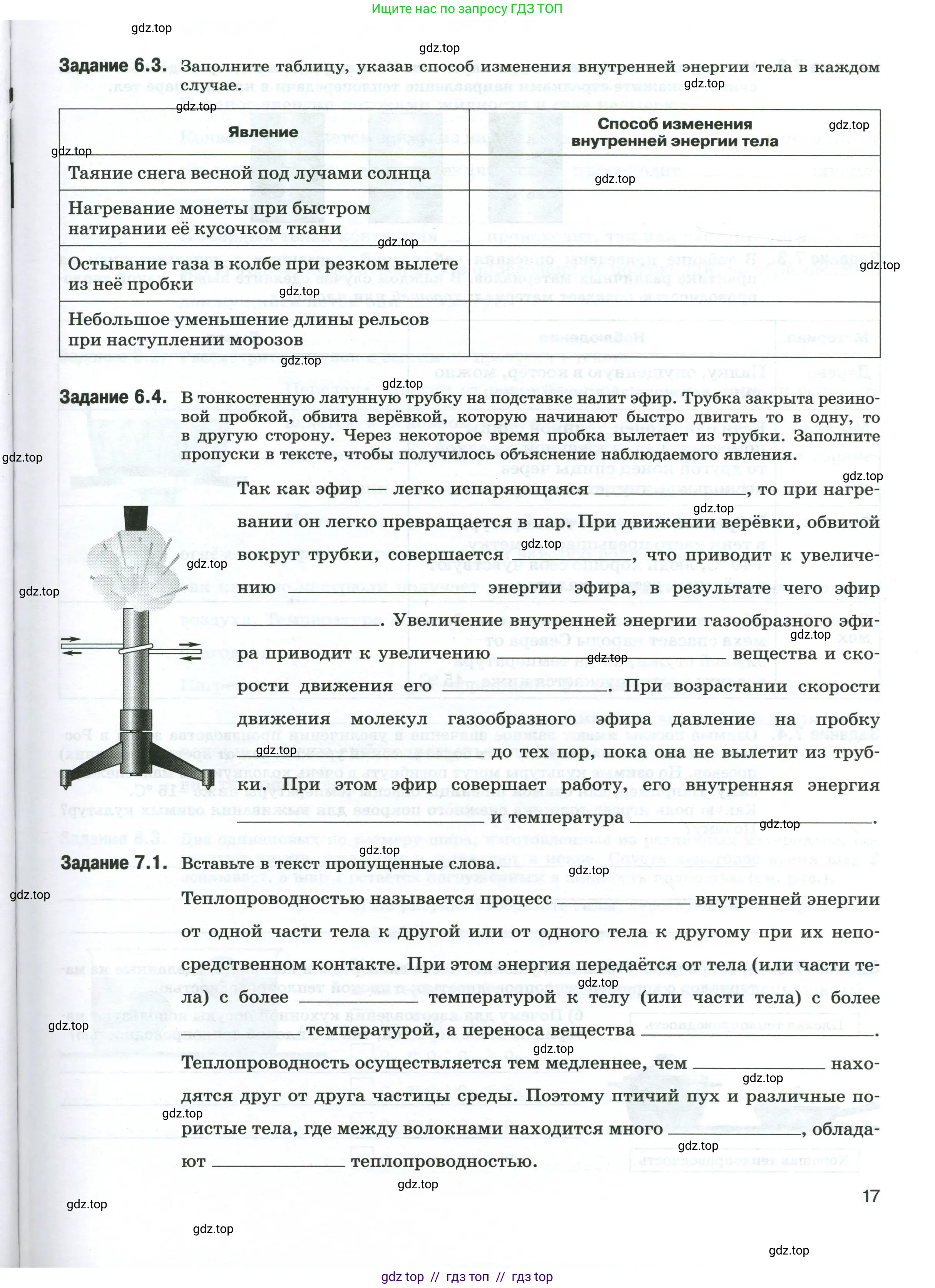 Физика, 8 класс рабочая тетрадь, автор: Ханнанова Татьяна Андреевна, издательство Просвещение, Москва, 2022, белого цвета, страница 17