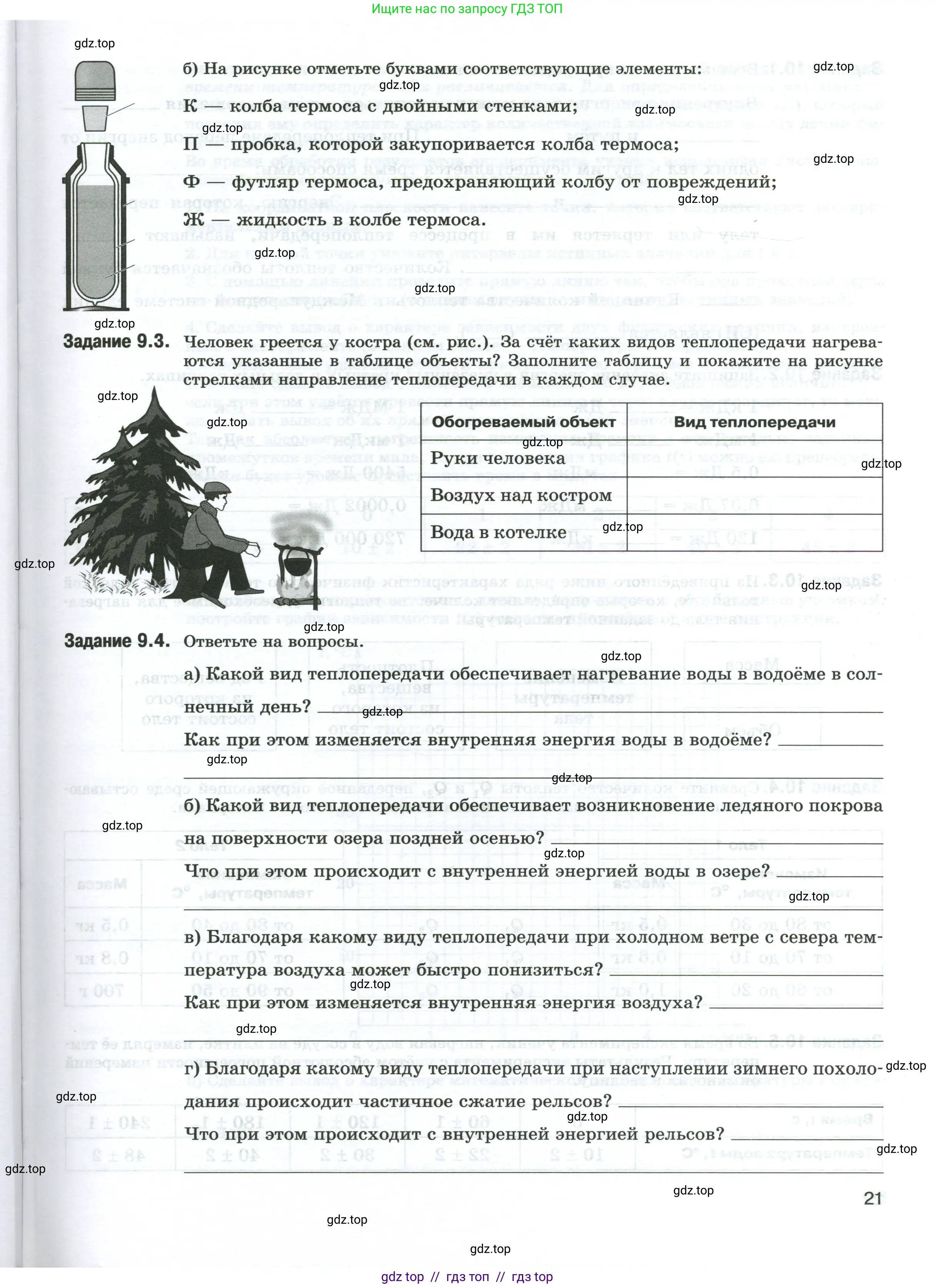 Физика, 8 класс рабочая тетрадь, автор: Ханнанова Татьяна Андреевна, издательство Просвещение, Москва, 2022, белого цвета, страница 21