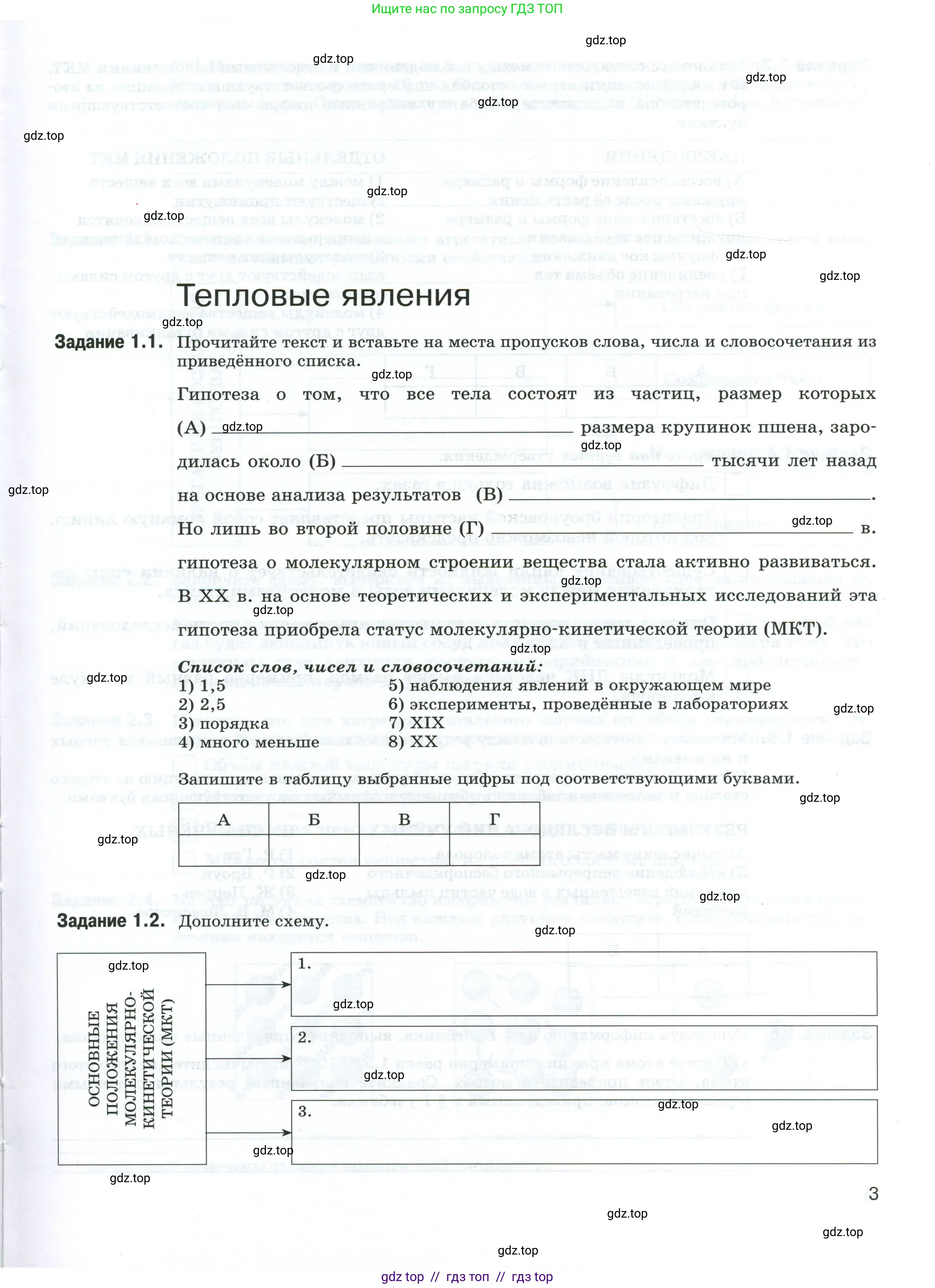 Физика, 8 класс рабочая тетрадь, автор: Ханнанова Татьяна Андреевна, издательство Просвещение, Москва, 2022, белого цвета, страница 3