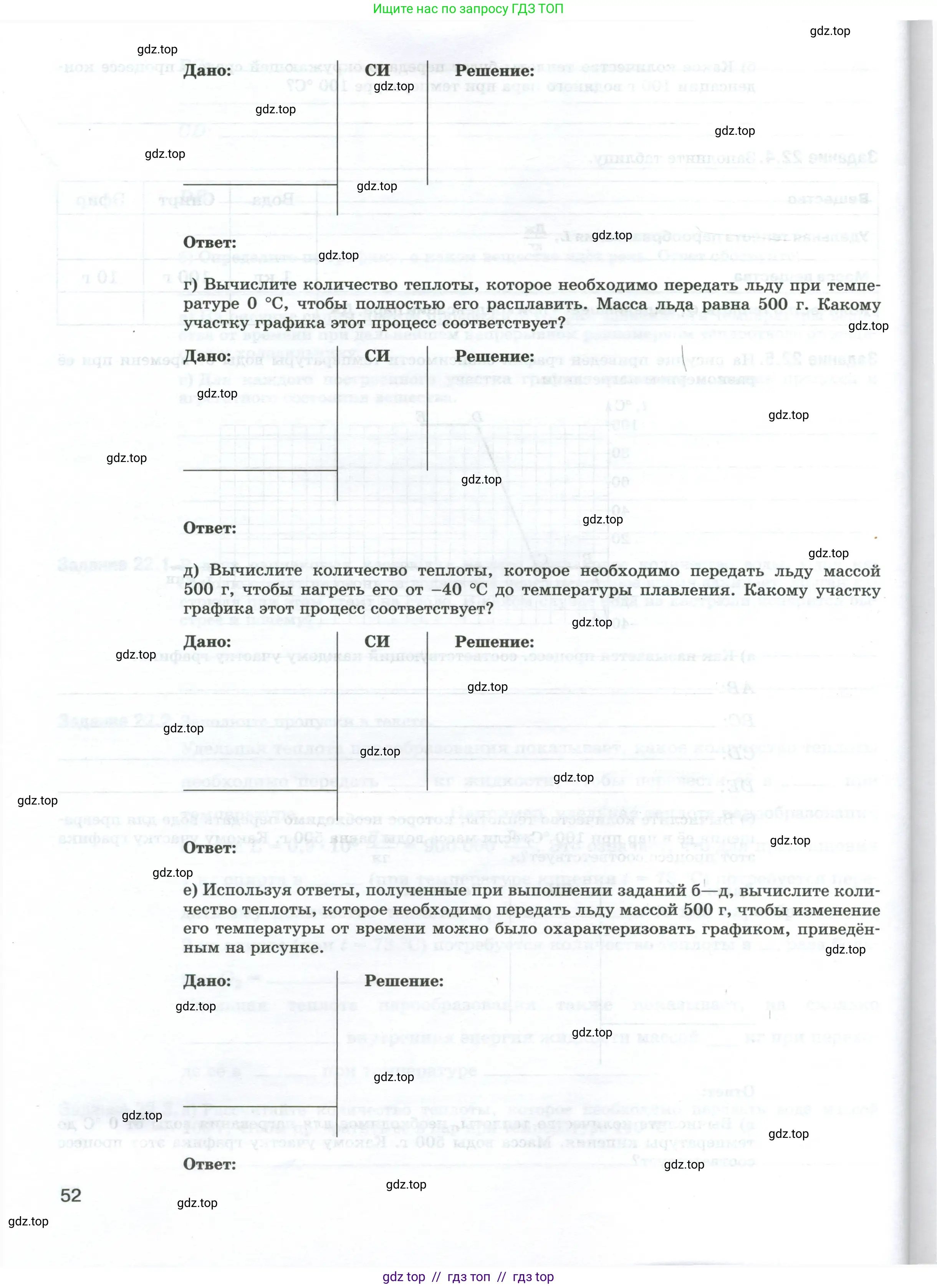 Физика, 8 класс рабочая тетрадь, автор: Ханнанова Татьяна Андреевна, издательство Просвещение, Москва, 2022, белого цвета, страница 52