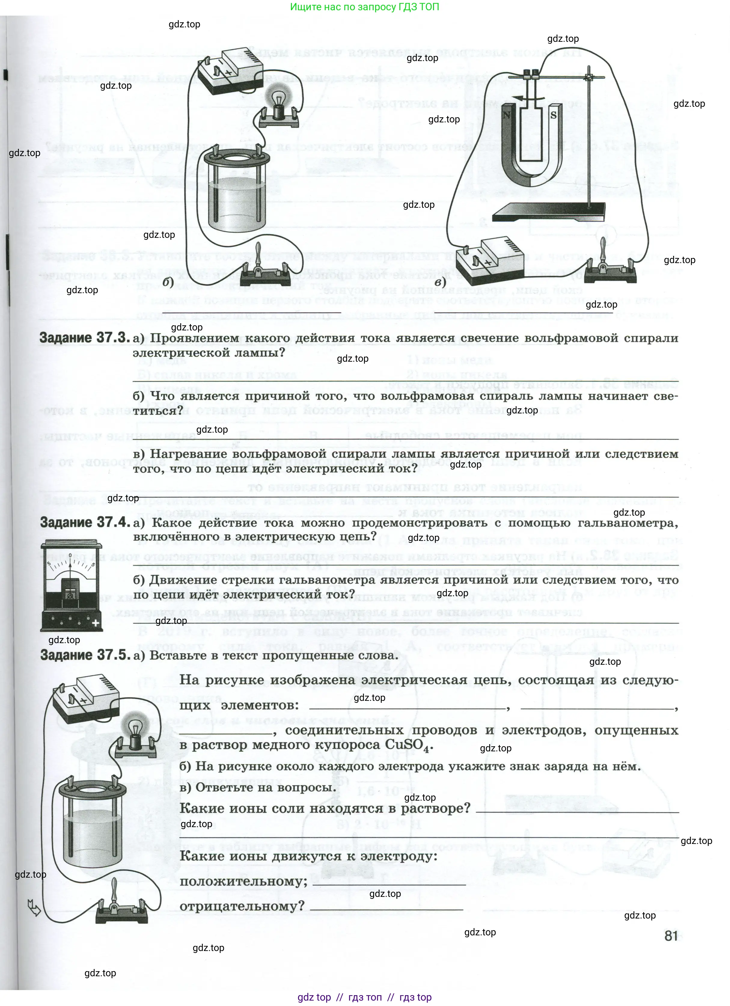 Физика, 8 класс рабочая тетрадь, автор: Ханнанова Татьяна Андреевна, издательство Просвещение, Москва, 2022, белого цвета, страница 81