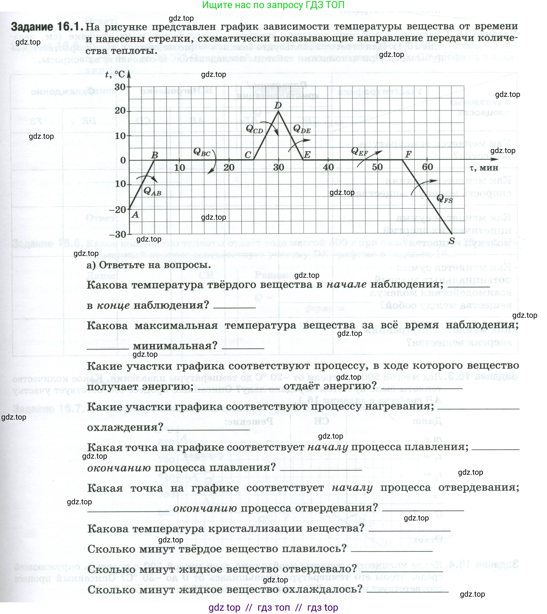 Физика, 8 класс рабочая тетрадь, автор: Ханнанова Татьяна Андреевна, издательство Просвещение, Москва, 2022, белого цвета, страница 37, номер 16.1, Условие