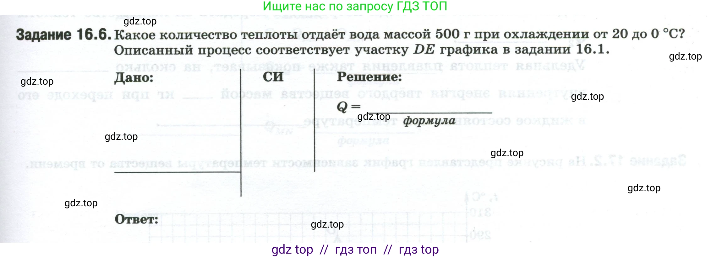 Физика, 8 класс рабочая тетрадь, автор: Ханнанова Татьяна Андреевна, издательство Просвещение, Москва, 2022, белого цвета, страница 39, номер 16.6, Условие
