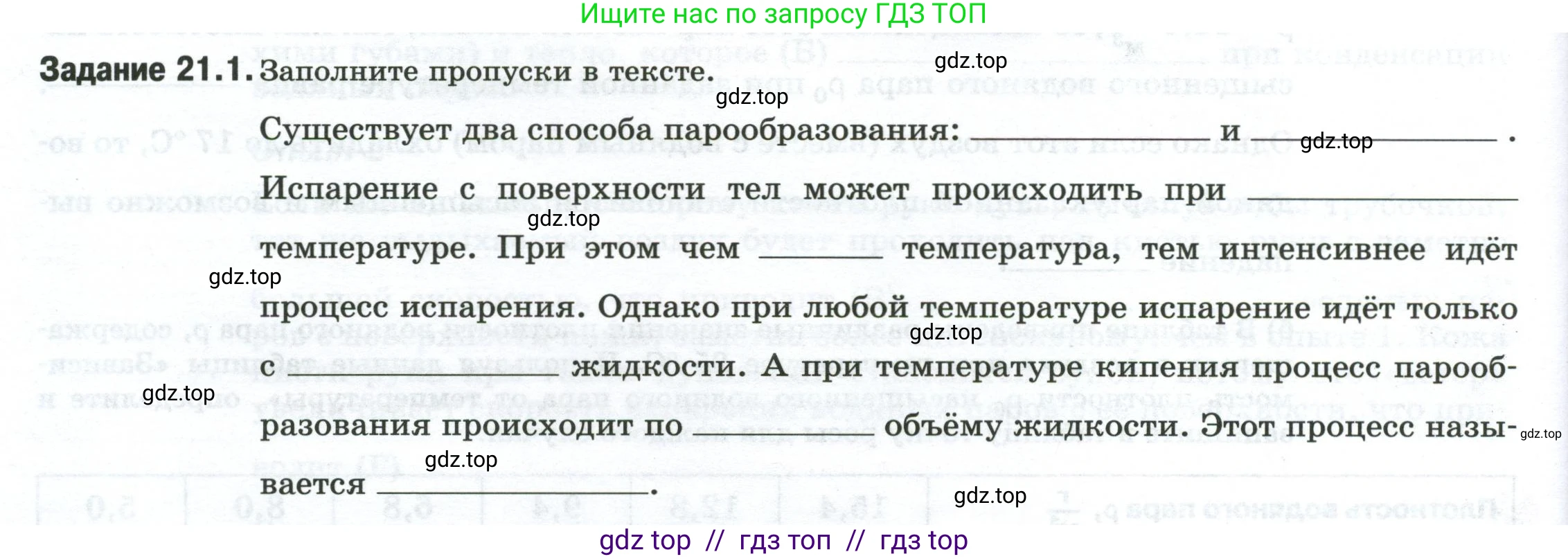 Физика, 8 класс рабочая тетрадь, автор: Ханнанова Татьяна Андреевна, издательство Просвещение, Москва, 2022, белого цвета, страница 48, номер 21.1, Условие