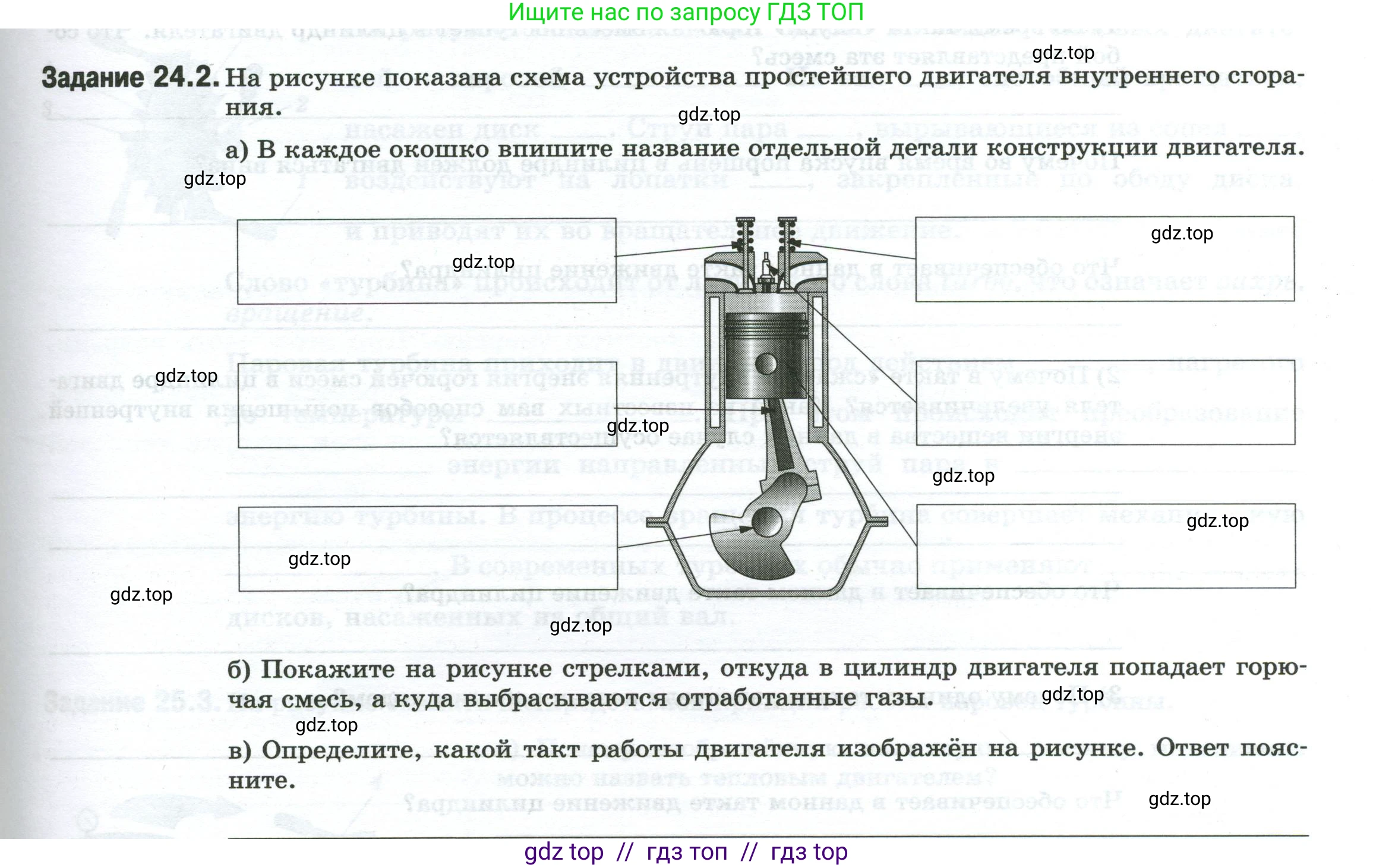 Физика, 8 класс рабочая тетрадь, автор: Ханнанова Татьяна Андреевна, издательство Просвещение, Москва, 2022, белого цвета, страница 55, номер 24.2, Условие