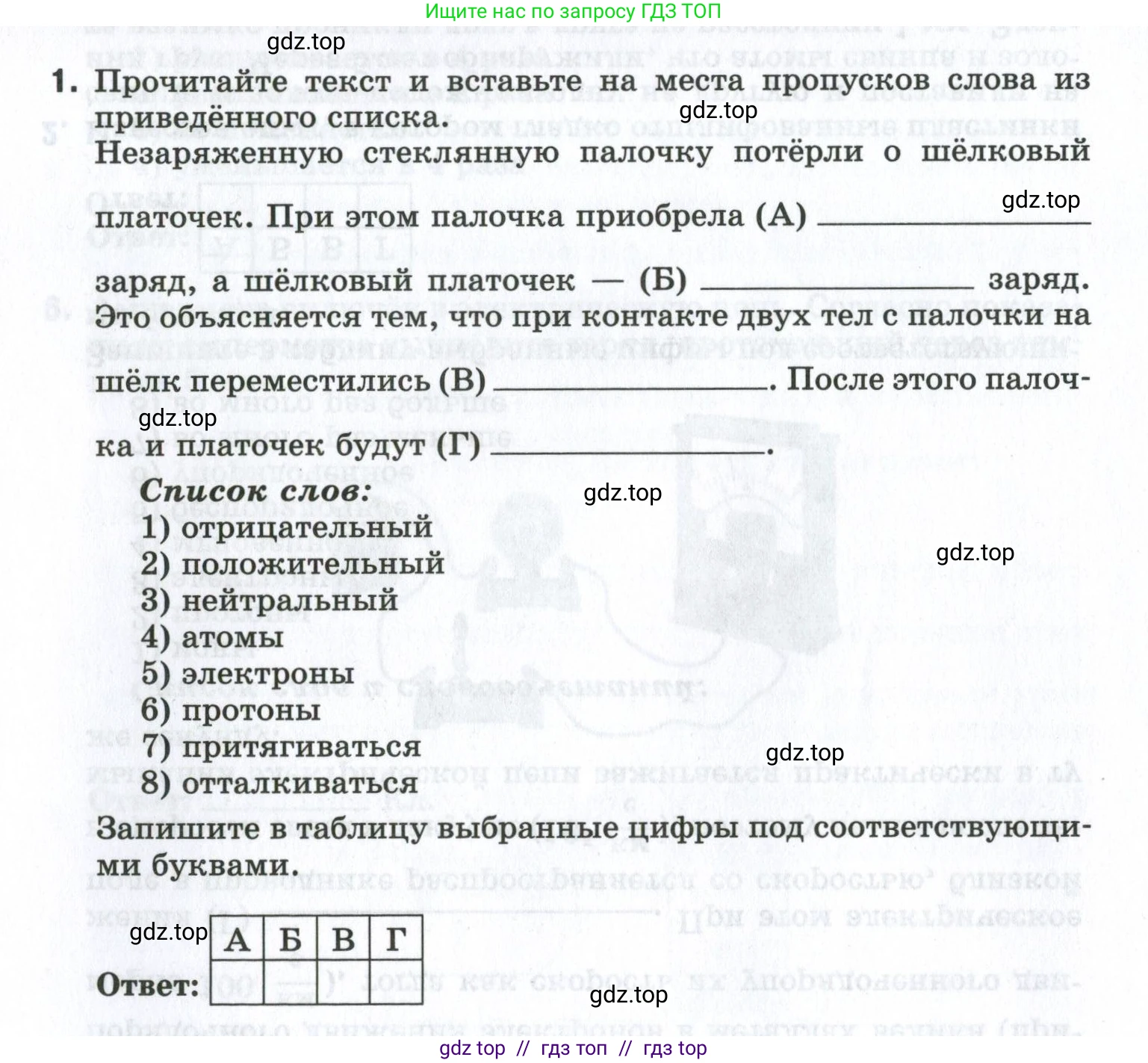 Физика, 8 класс рабочая тетрадь, автор: Ханнанова Татьяна Андреевна, издательство Просвещение, Москва, 2022, белого цвета, страница 143, номер 1, Условие