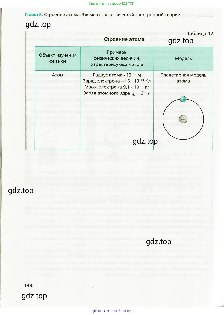 Физика, 8 класс Учебник, авторы: Хижнякова Людмила Степановна, Синявина Анна Афанасьевна, издательство Вентана-граф, Москва, 2011, серого цвета, страница 144
