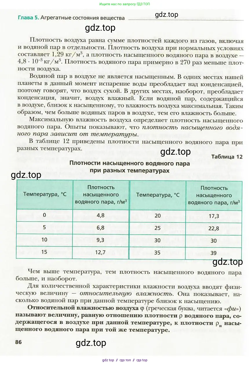 Физика, 8 класс Учебник, авторы: Хижнякова Людмила Степановна, Синявина Анна Афанасьевна, издательство Вентана-граф, Москва, 2011, серого цвета, страница 86