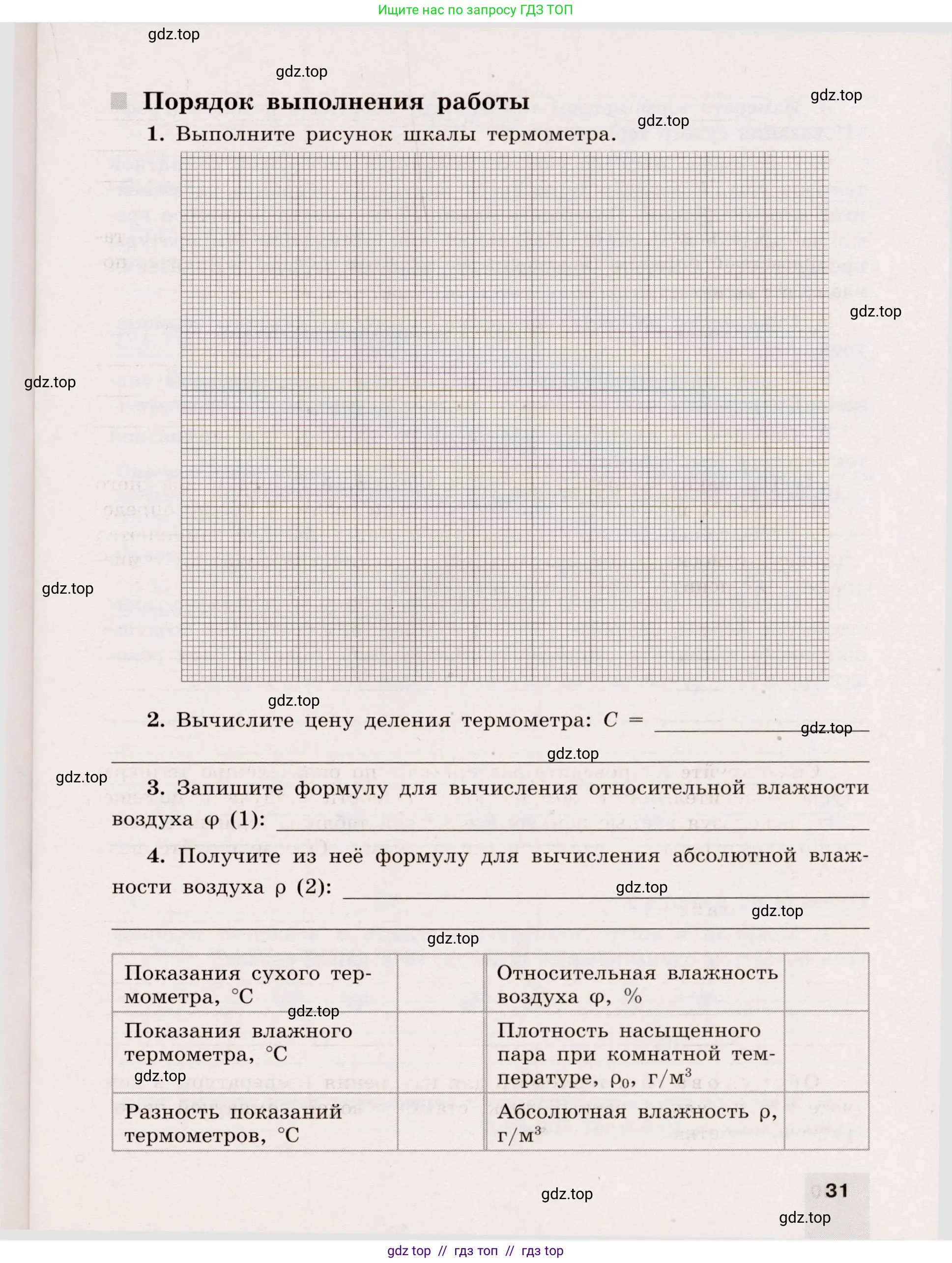 Физика, 8 класс Тренажёр, автор: Хмельницкая Алевтина Юрьевна, издательство Просвещение, Москва, 2020, страница 31