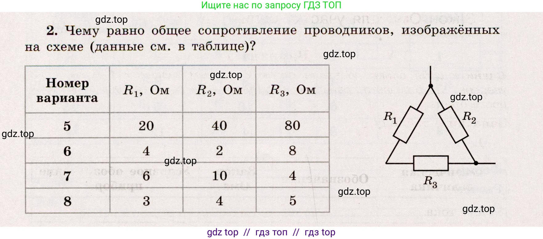 Физика, 8 класс Тренажёр, автор: Хмельницкая Алевтина Юрьевна, издательство Просвещение, Москва, 2020, страница 44, номер 2, Решение