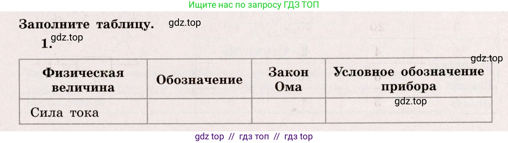 Физика, 8 класс Тренажёр, автор: Хмельницкая Алевтина Юрьевна, издательство Просвещение, Москва, 2020, страница 45, номер 1, Решение