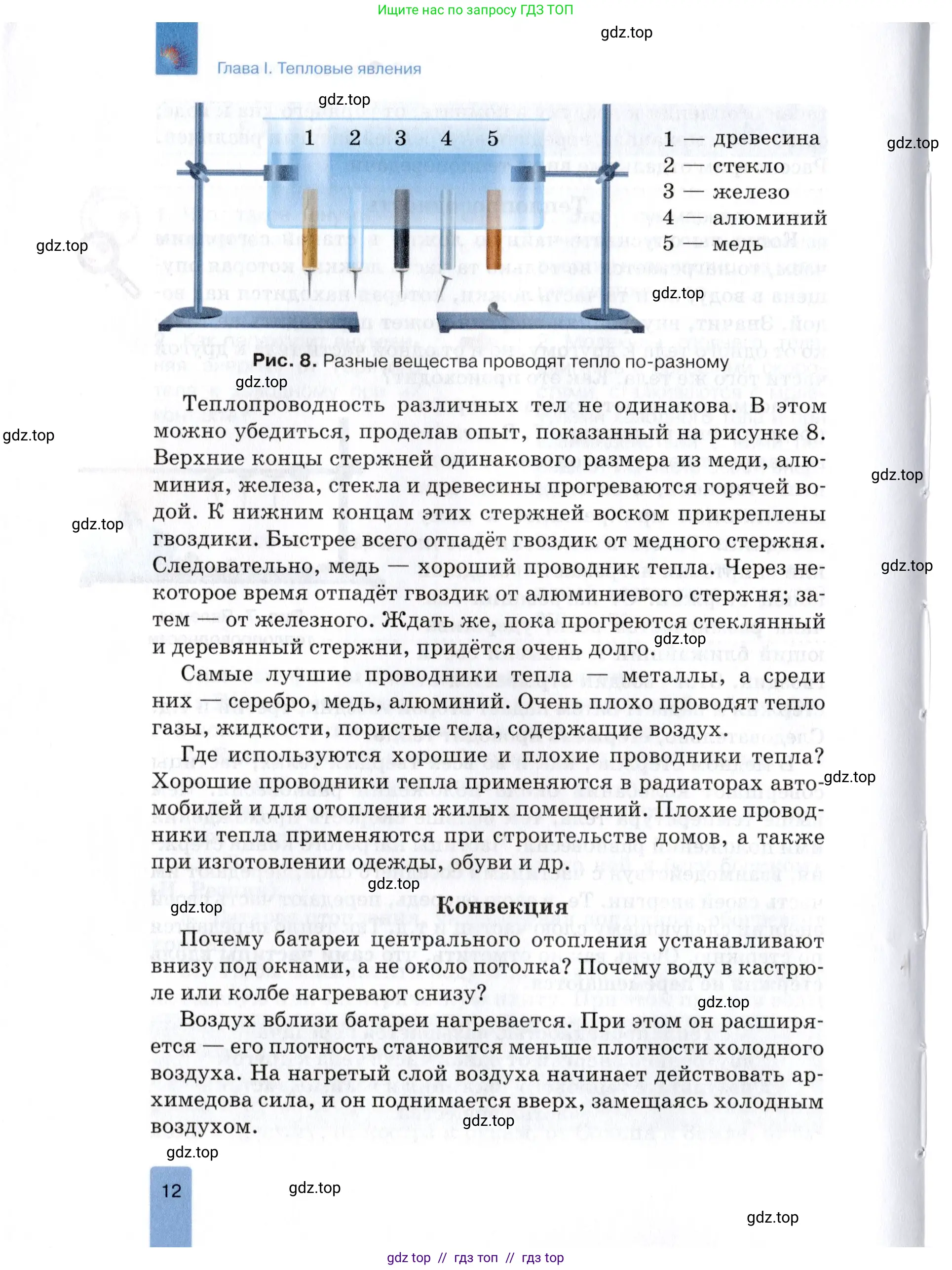 Физика, 8 класс Учебник, автор: Изергин Эдуард Тимофеевич, издательство Русское слово, Москва, 2019, страница 12