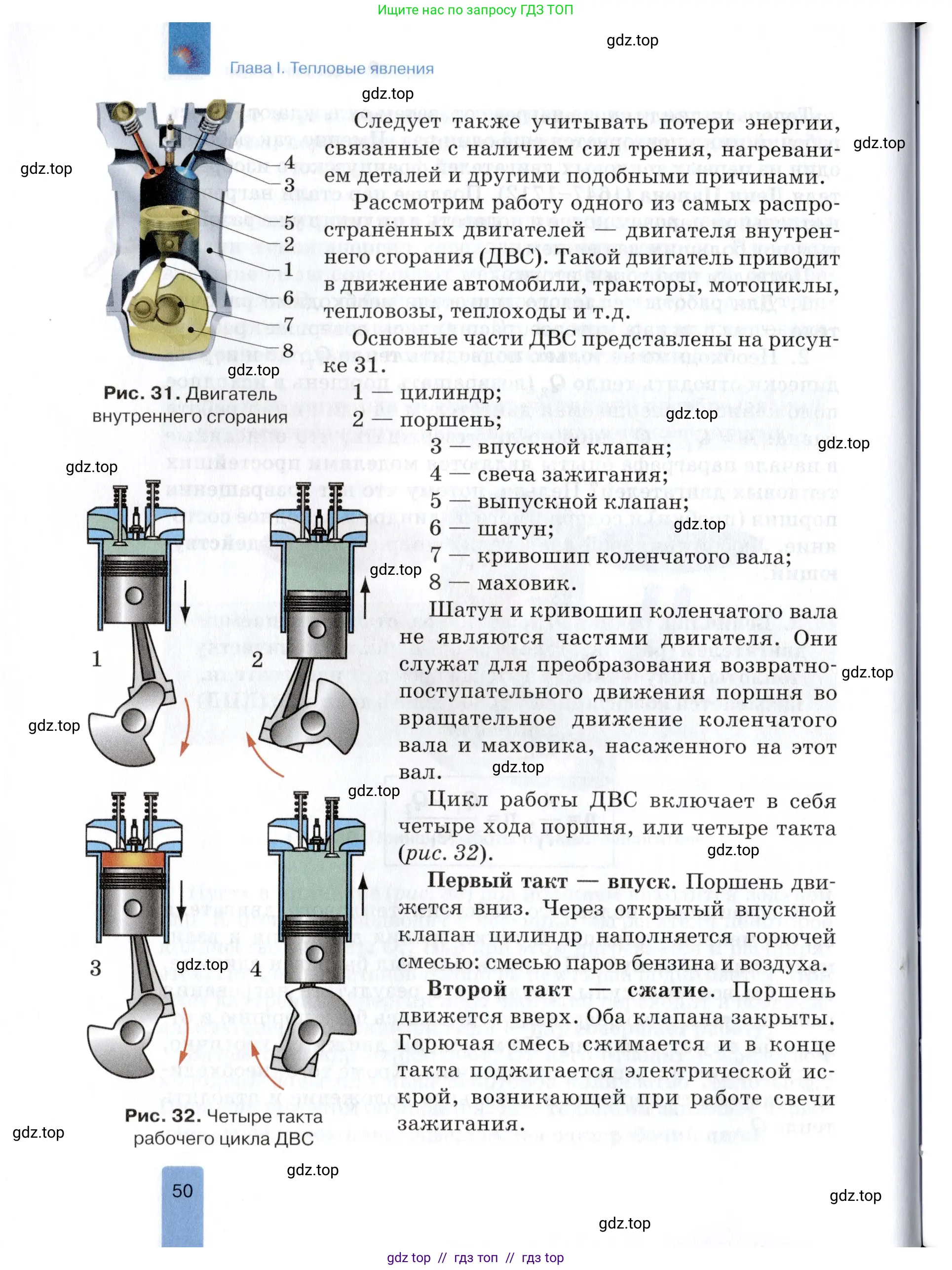 Физика, 8 класс Учебник, автор: Изергин Эдуард Тимофеевич, издательство Русское слово, Москва, 2019, страница 50