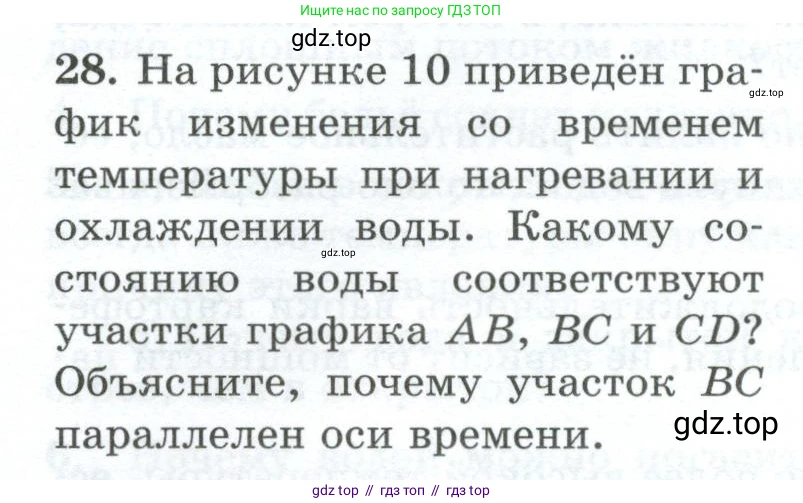 Физика, 8 класс Дидактические материалы, авторы: Марон Абрам Евсеевич, Марон Евгений Абрамович, издательство Просвещение, Москва, 2022, белого цвета, страница 20, номер 28, Условие