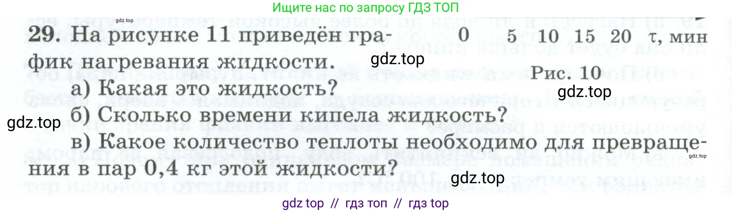 Физика, 8 класс Дидактические материалы, авторы: Марон Абрам Евсеевич, Марон Евгений Абрамович, издательство Просвещение, Москва, 2022, белого цвета, страница 20, номер 29, Условие