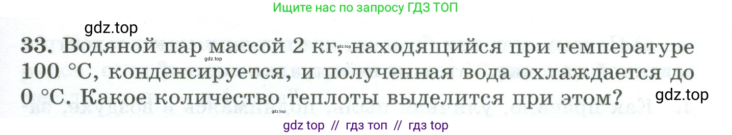 Физика, 8 класс Дидактические материалы, авторы: Марон Абрам Евсеевич, Марон Евгений Абрамович, издательство Просвещение, Москва, 2022, белого цвета, страница 21, номер 33, Условие