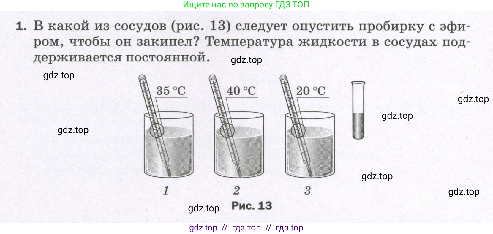 Физика, 8 класс Самостоятельные и контрольные работы, авторы: Марон Абрам Евсеевич, Марон Евгений Абрамович, издательство Просвещение, Москва, 2023, белого цвета, страница 25, номер 1, Условие