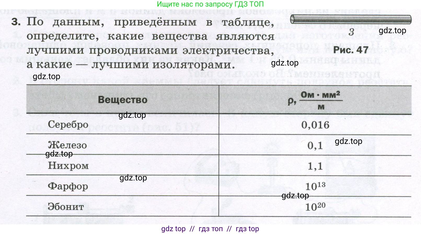 Физика, 8 класс Самостоятельные и контрольные работы, авторы: Марон Абрам Евсеевич, Марон Евгений Абрамович, издательство Просвещение, Москва, 2023, белого цвета, страница 51, номер 3, Условие