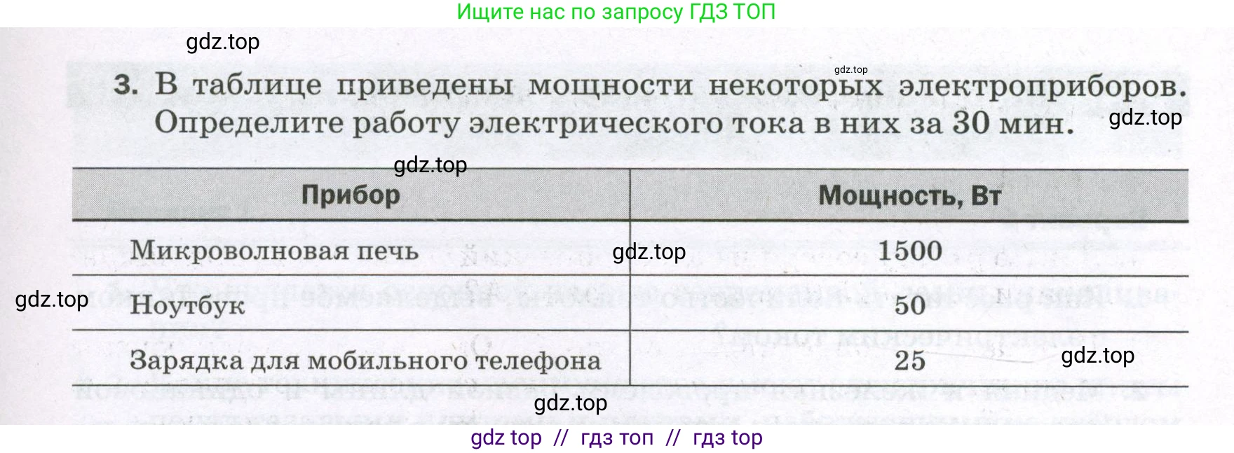 Физика, 8 класс Самостоятельные и контрольные работы, авторы: Марон Абрам Евсеевич, Марон Евгений Абрамович, издательство Просвещение, Москва, 2023, белого цвета, страница 59, номер 3, Условие