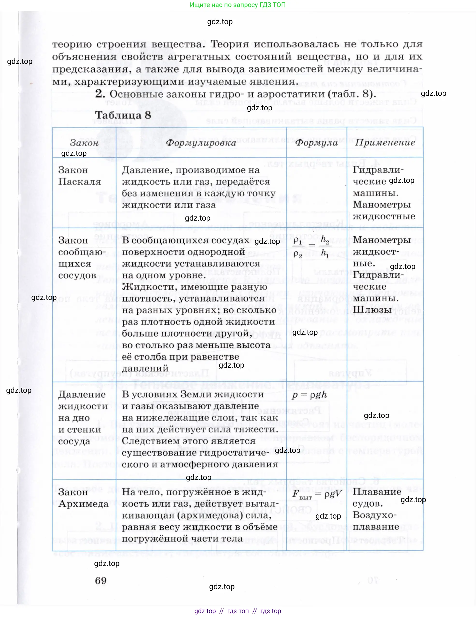 Физика, 8 класс Учебник, авторы: Пурышева Наталия Сергеевна, Важеевская Наталия Евгеньевна, издательство Просвещение, Москва, 2021, белого цвета, страница 69