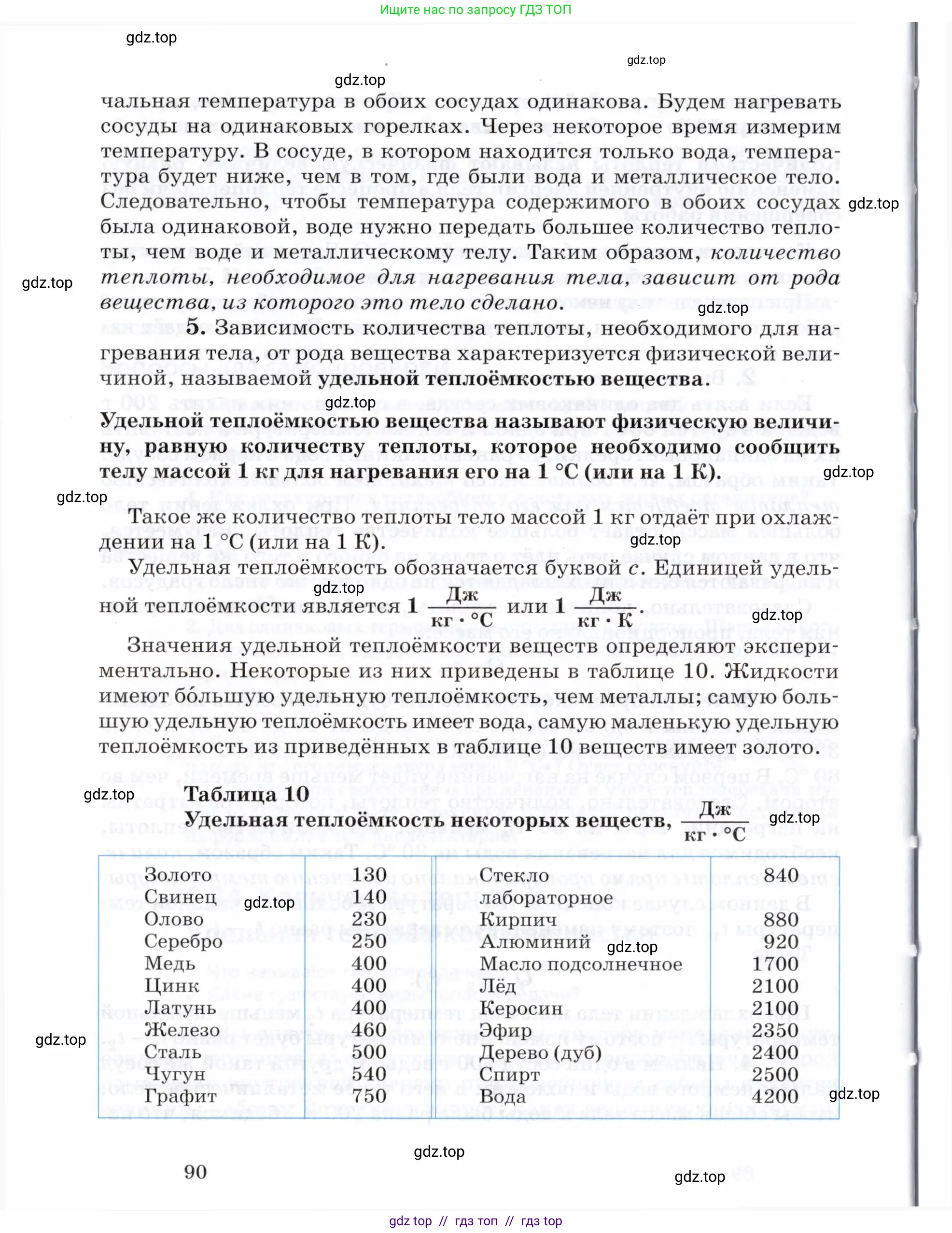 Физика, 8 класс Учебник, авторы: Пурышева Наталия Сергеевна, Важеевская Наталия Евгеньевна, издательство Просвещение, Москва, 2021, белого цвета, страница 90