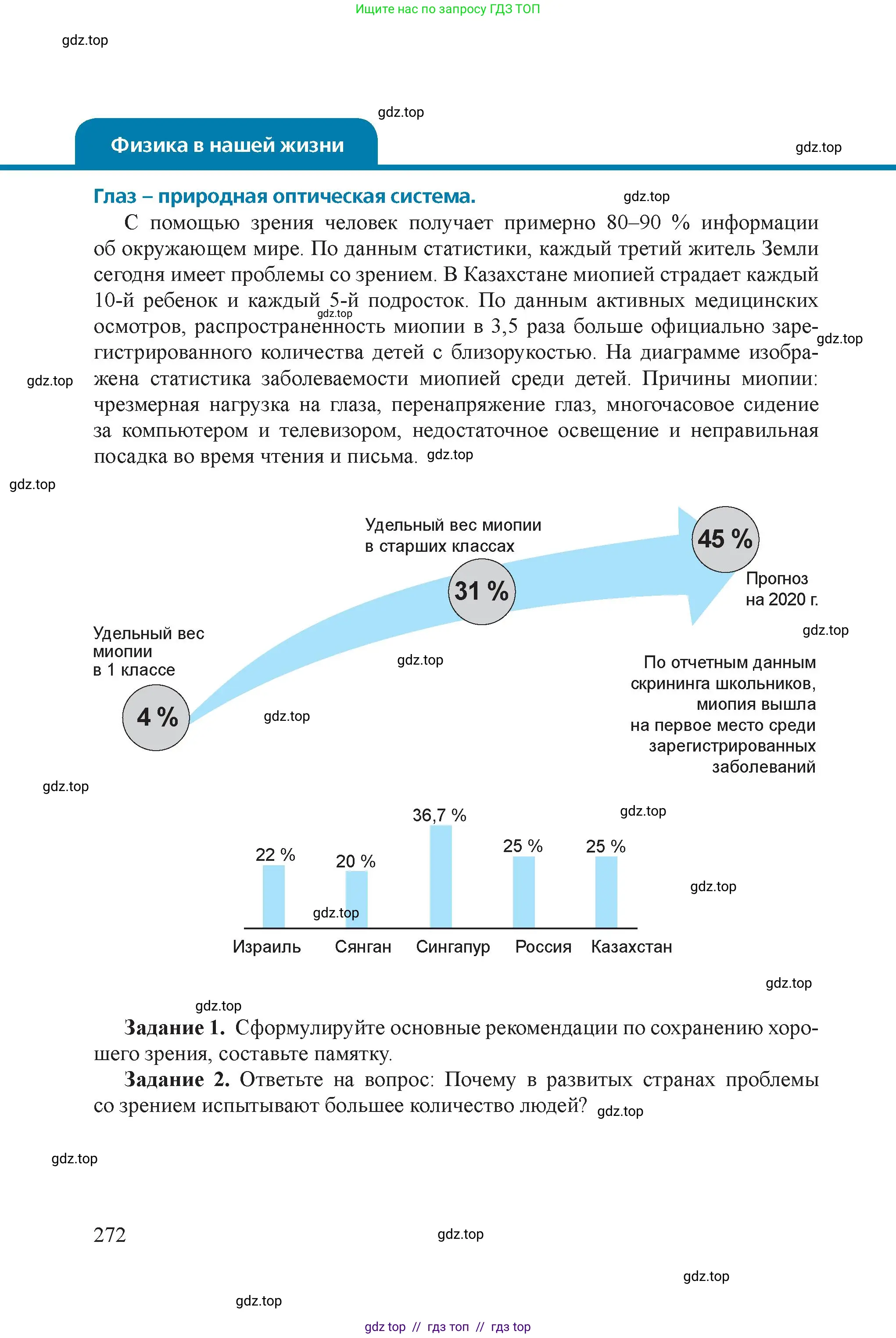 Физика, 8 класс Учебник, авторы: Закирова Назифа Анваровна, Аширов Руслан Рауфович, издательство Арман-ПВ, Алматы, 2018, страница 272